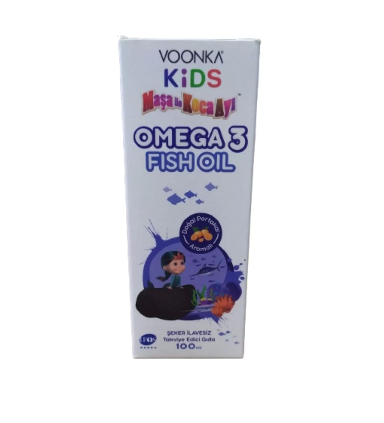 Voonka Kids Masha With Big Bear Omega 3 Fish Oil 100 Ml