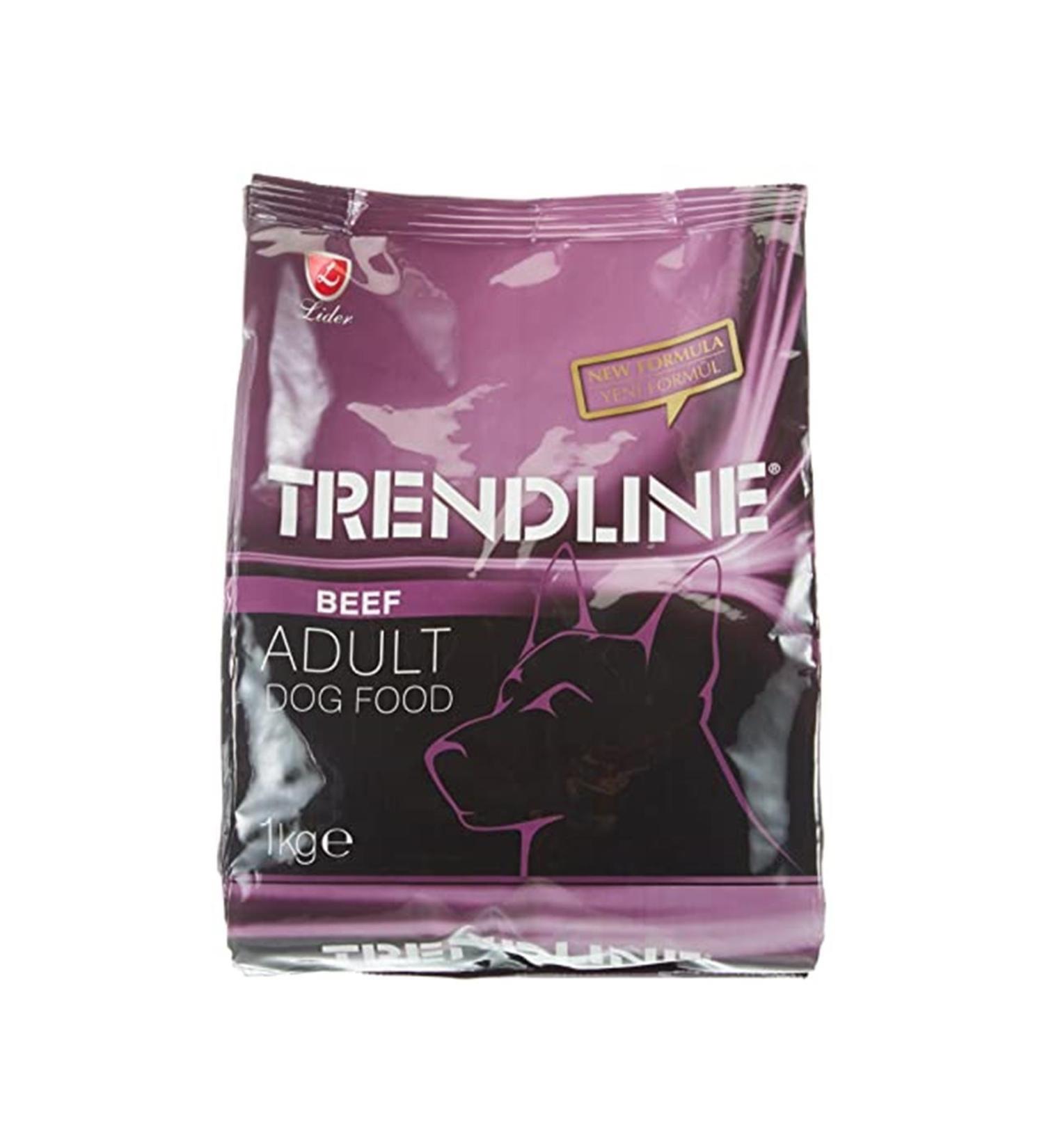 Trendline 18/7 Adult Dog Food Beef Dry 1 Kg - Buy Online on GoSupps.com