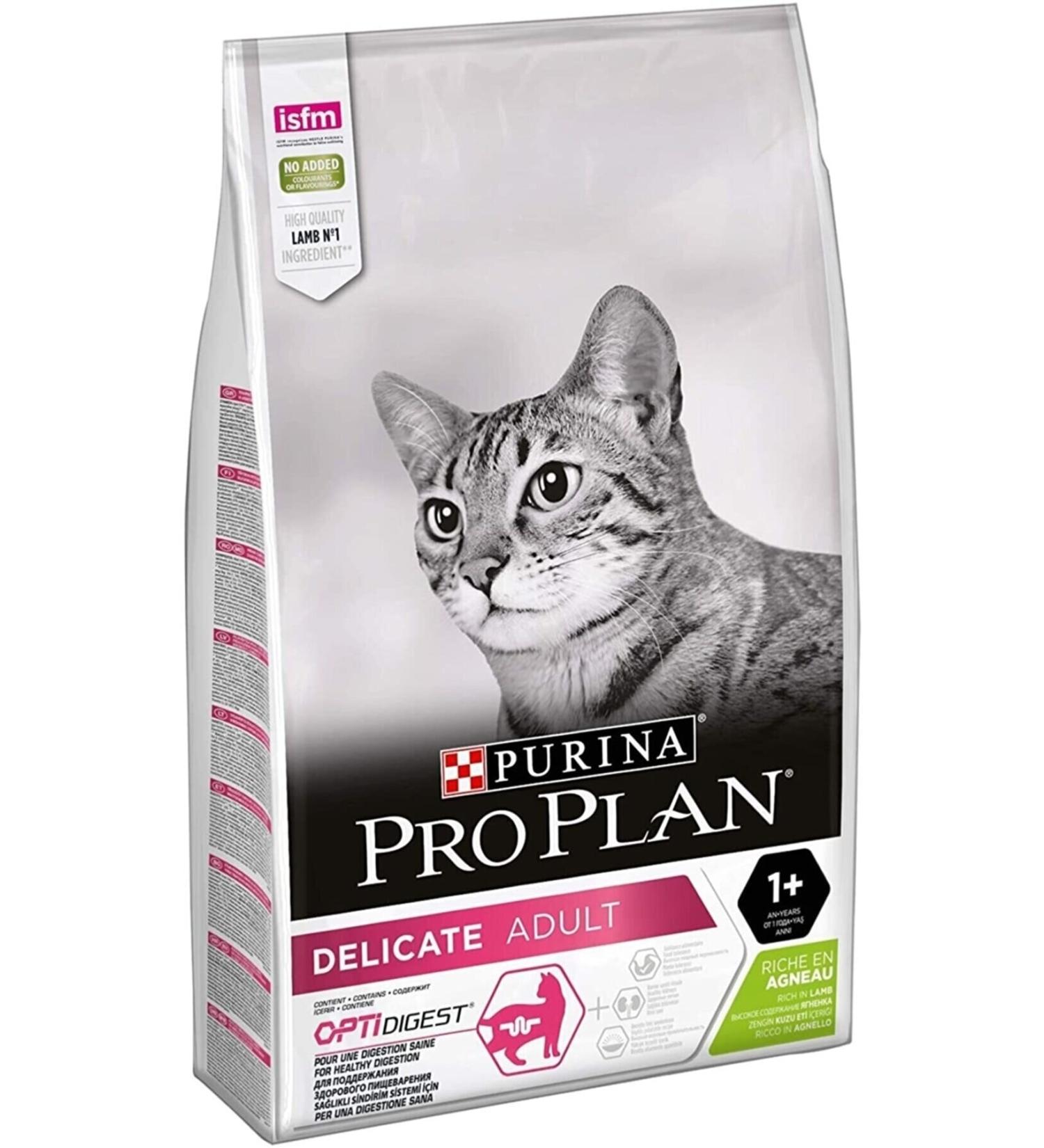 Pro Plan Delicate Lamb Adult Cat Food 10 kg Skt 02/2024