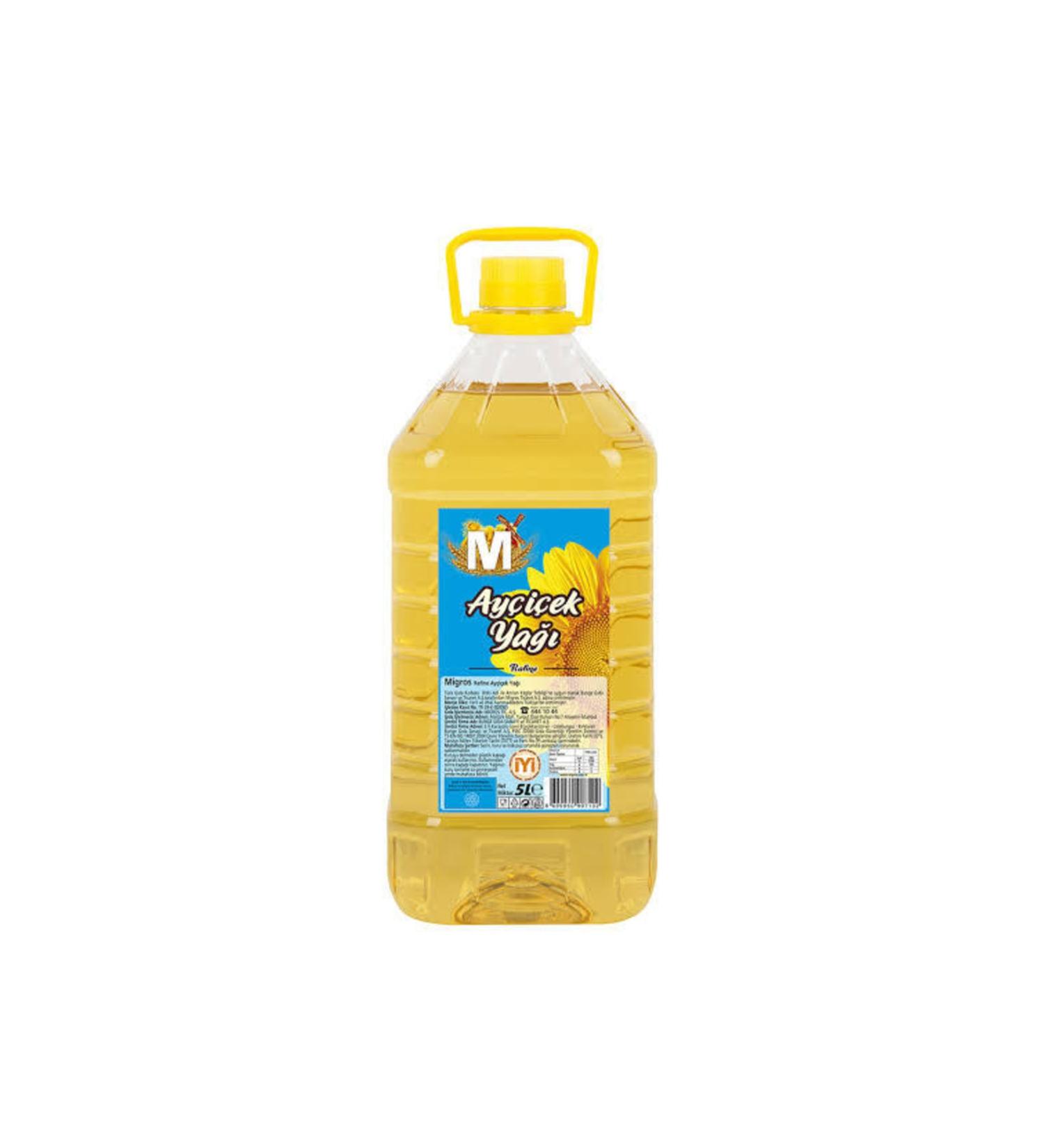 Migros Sunflower Oil 5 Liters