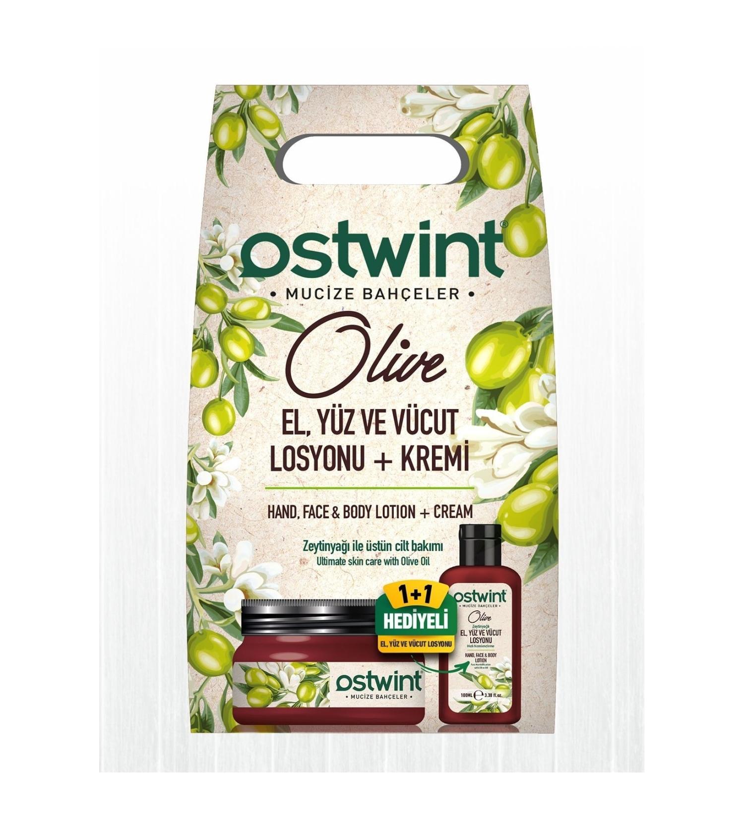 Ostwint Olive Oil Cream & Lotion 300ml 100ml Gift - Buy Online on GoSupps.com