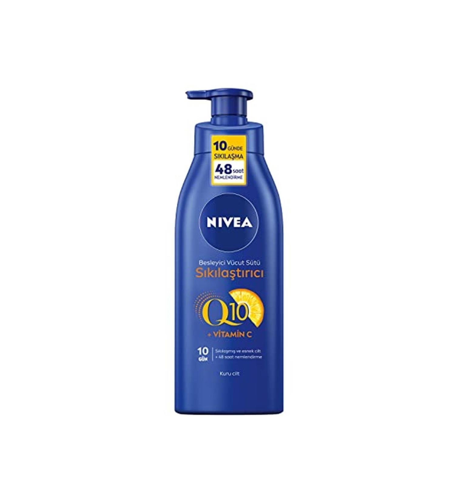 NIVEA Q10 Nourishing Body Milk Firming Vitamin C Dry Skin 400 ml - Buy Online on GoSupps.com