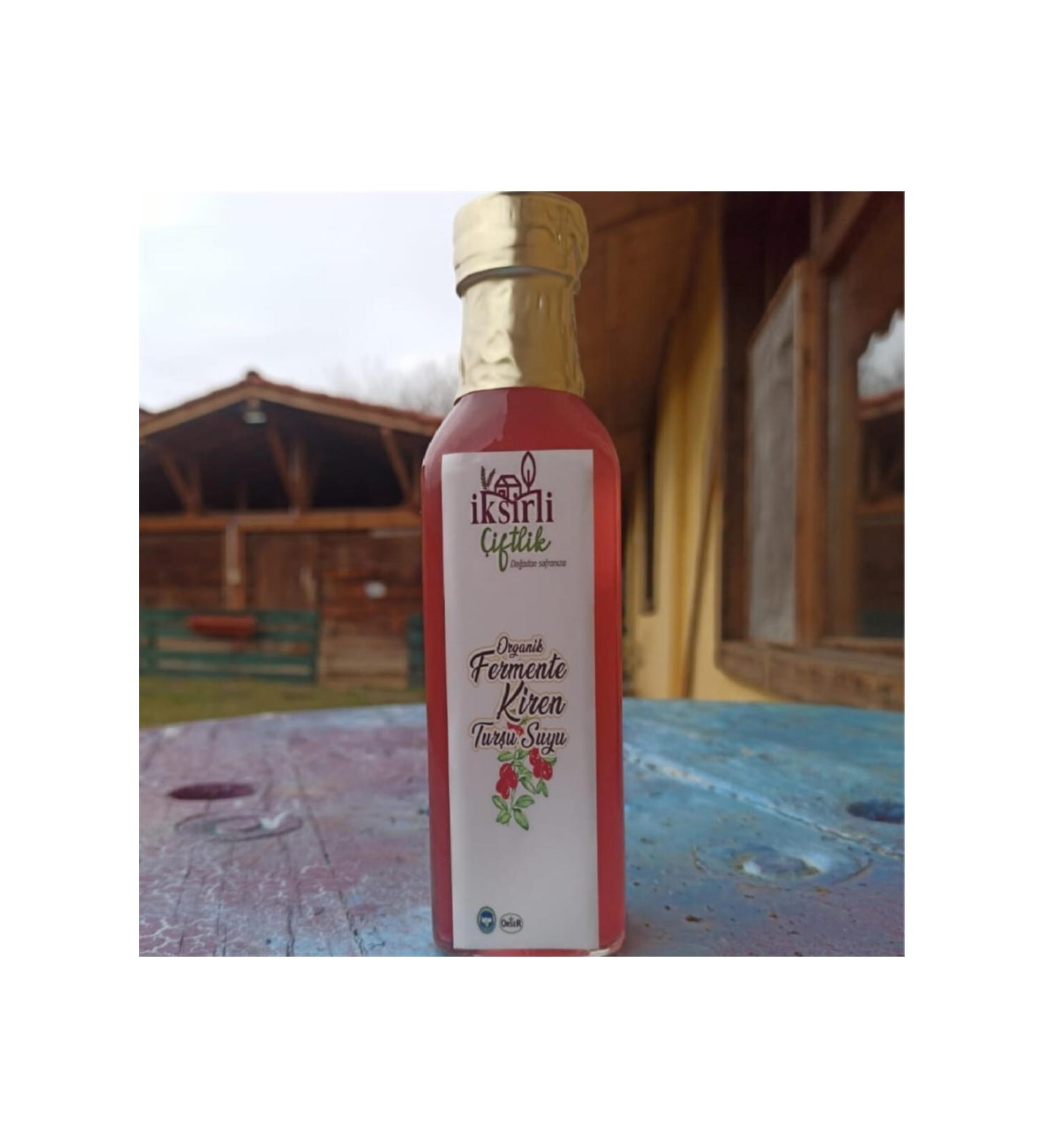 Elixirli Farm Organic Fermented Cherry Pickle Juice 250 Ml
