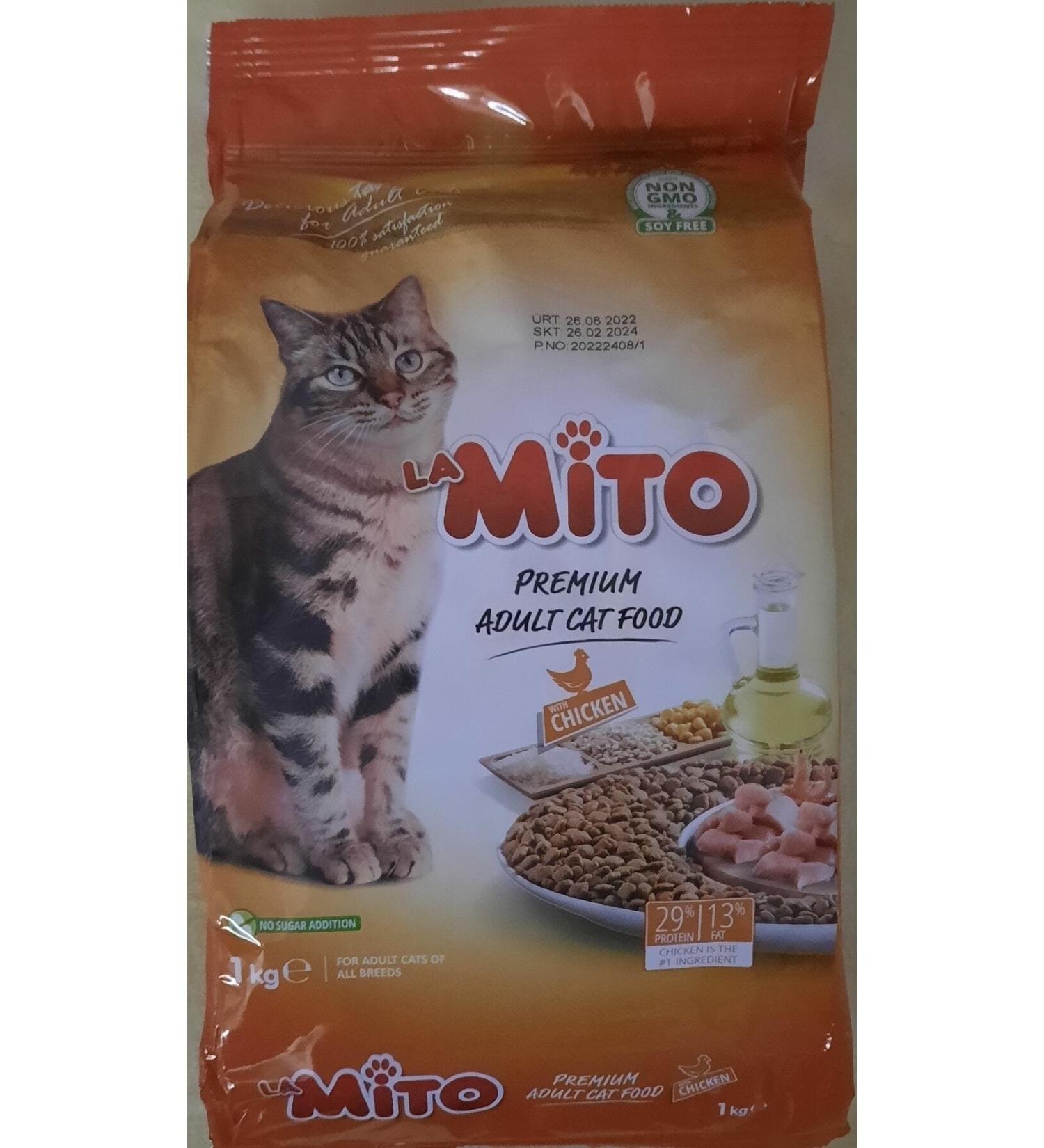 Mito Adult Cat Chicken Adult Cat Food 1 Kg X 5 Pieces Chicken