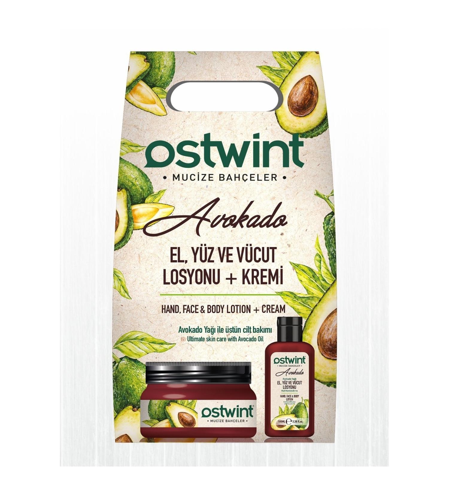 Ostwint Avocado Cream & Lotion 300ml 100ml Gift - Buy Online on GoSupps.com