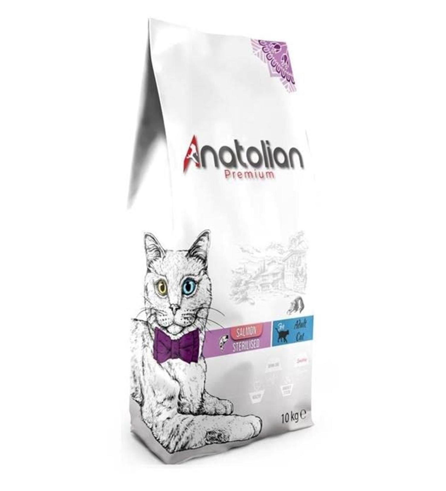 Anatolian Premium Salmon Meat Sterilized Cat Food 10 Kg