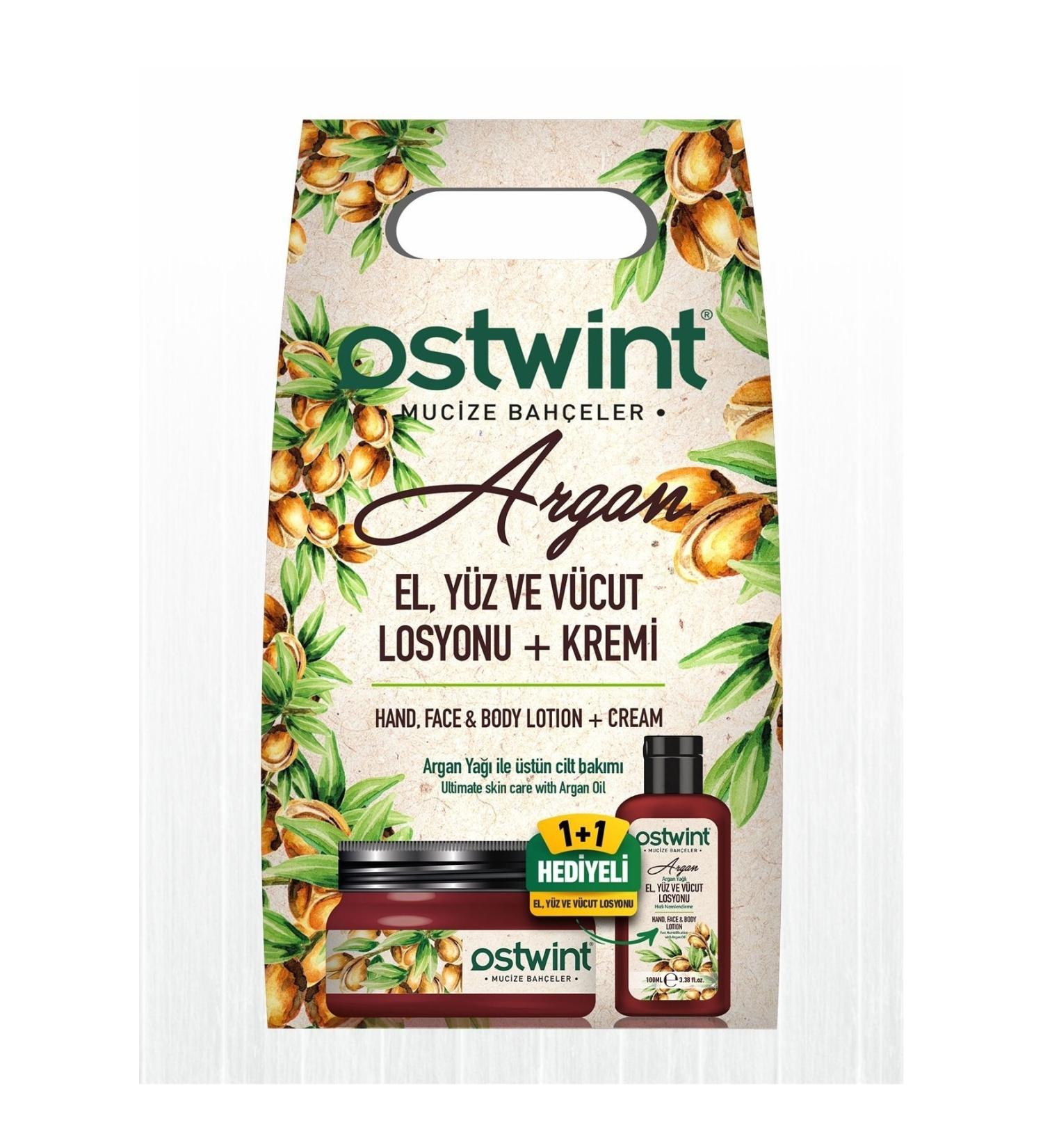 Ostwint Argan Cream & Lotion 300ml 100ml Gift - Buy Online on GoSupps.com