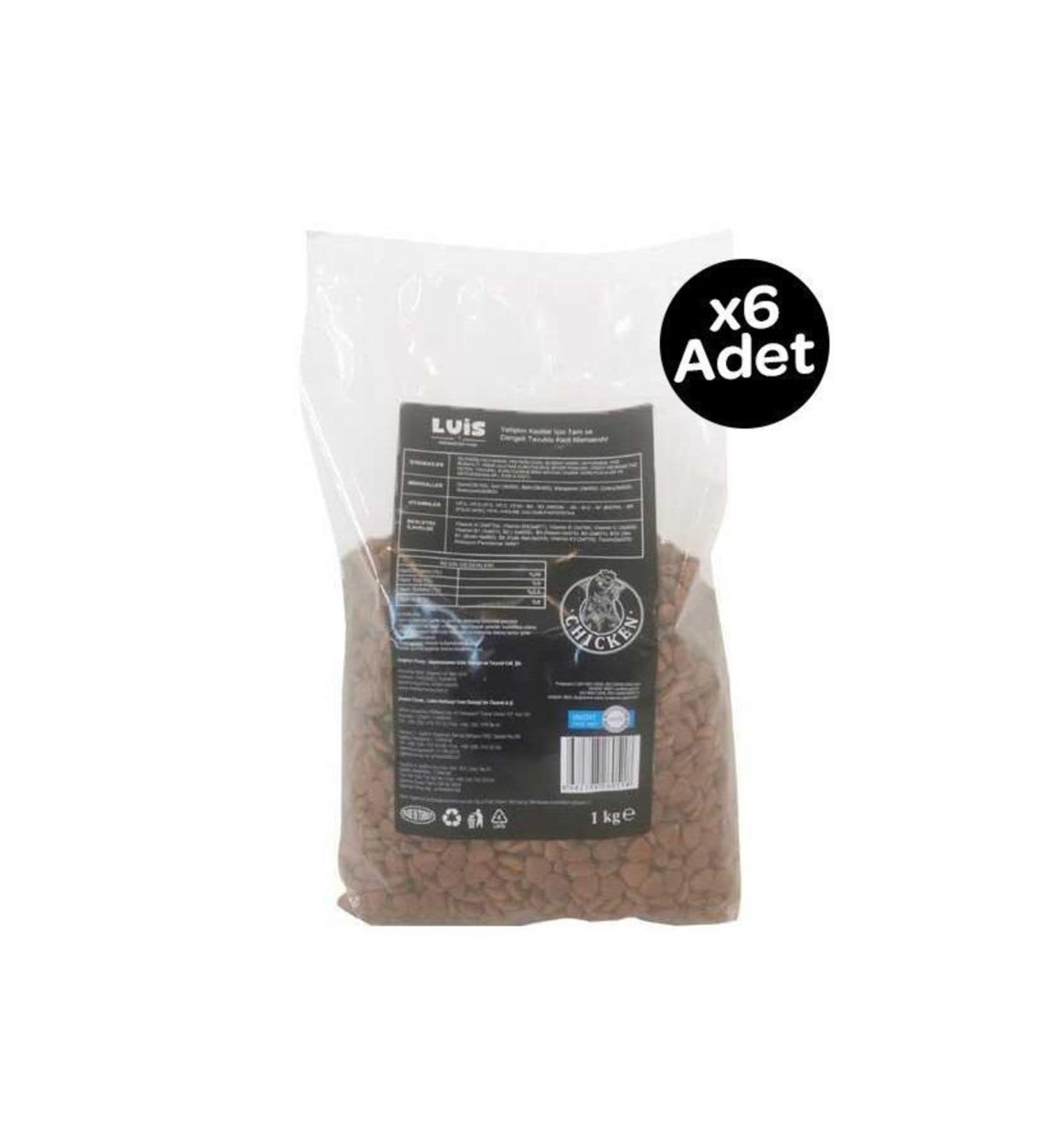 Luis Chicken Cat Food 1 Kg X 6 Pieces