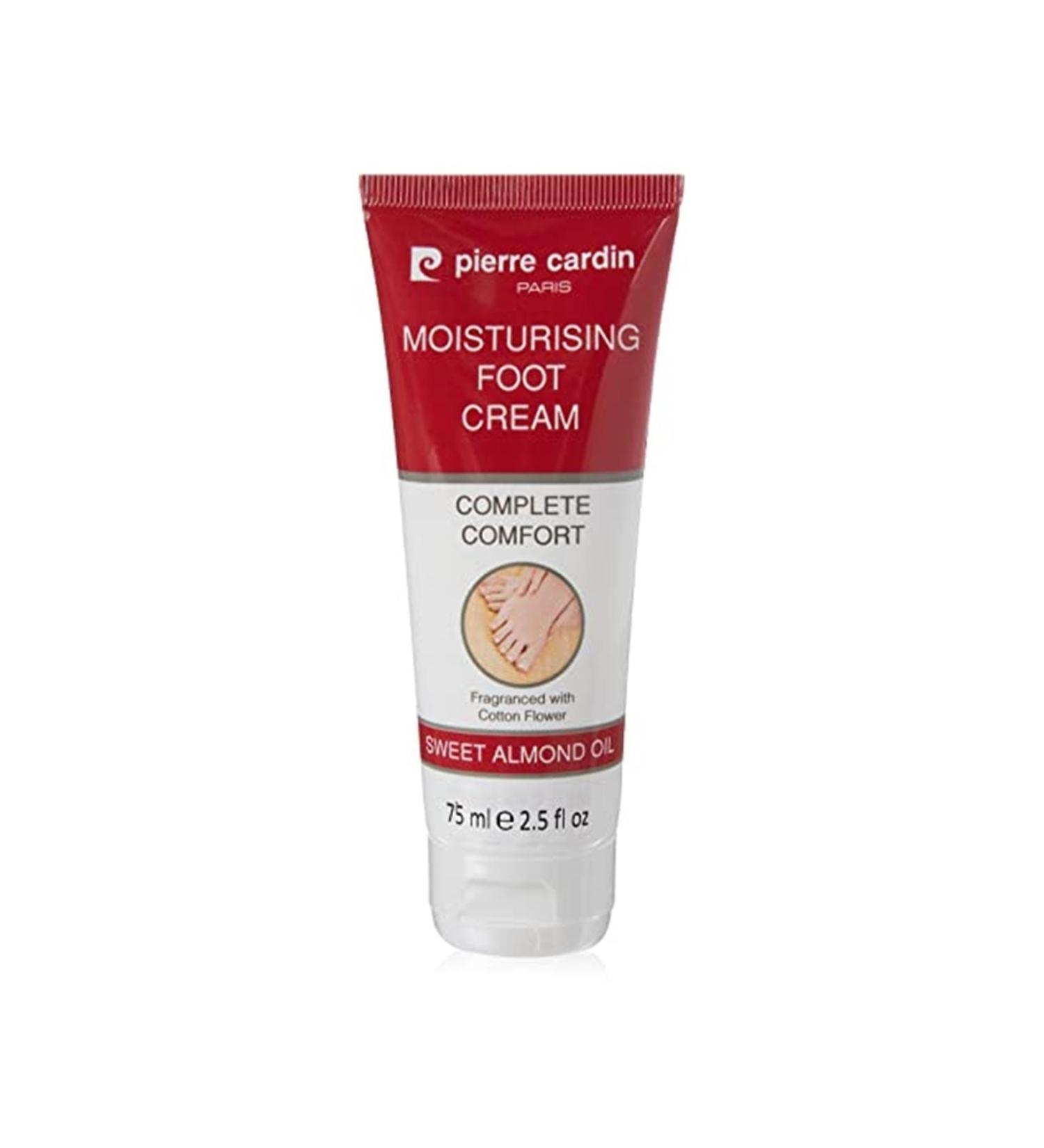 Pierre Cardin Moisturizing Foot Care Cream with Almond Oil Extract (75 Ml)