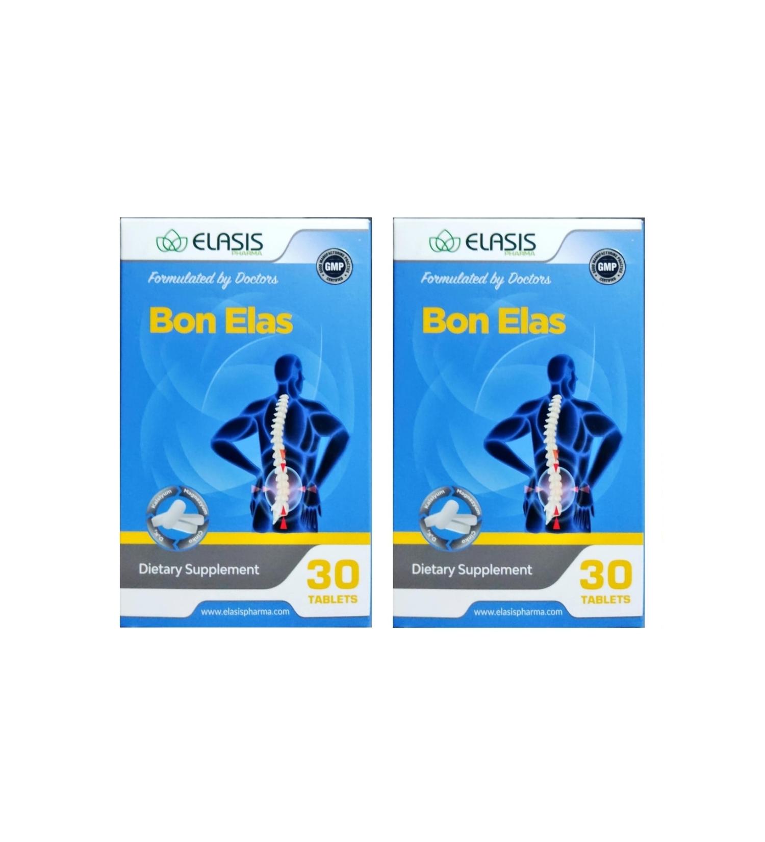 ELAS S PHARMA Elasis Bon Elas 30 Tablets 2 Pack