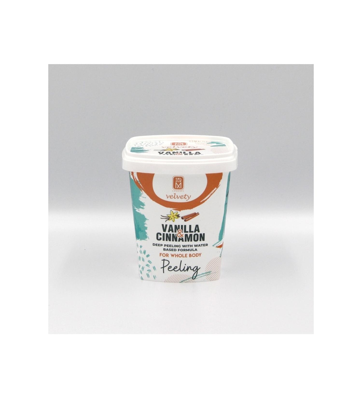 IDM CONCEPT VELVETY Nourishing Body Peeling Moisturizer (Vanilla-Cinnamon)