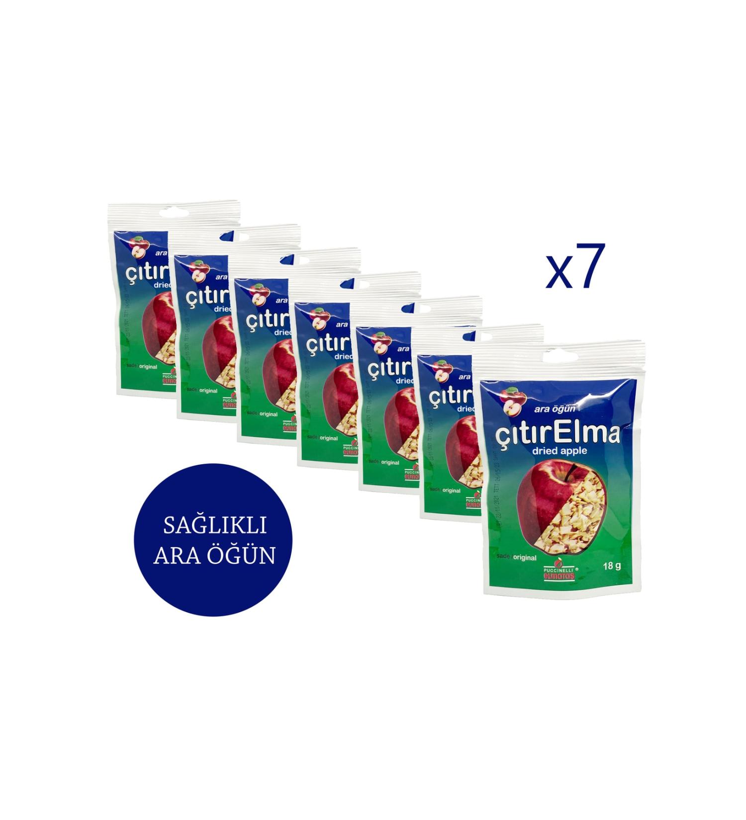 Puccinelli Crispy Apple 18 gr X 7 Pieces