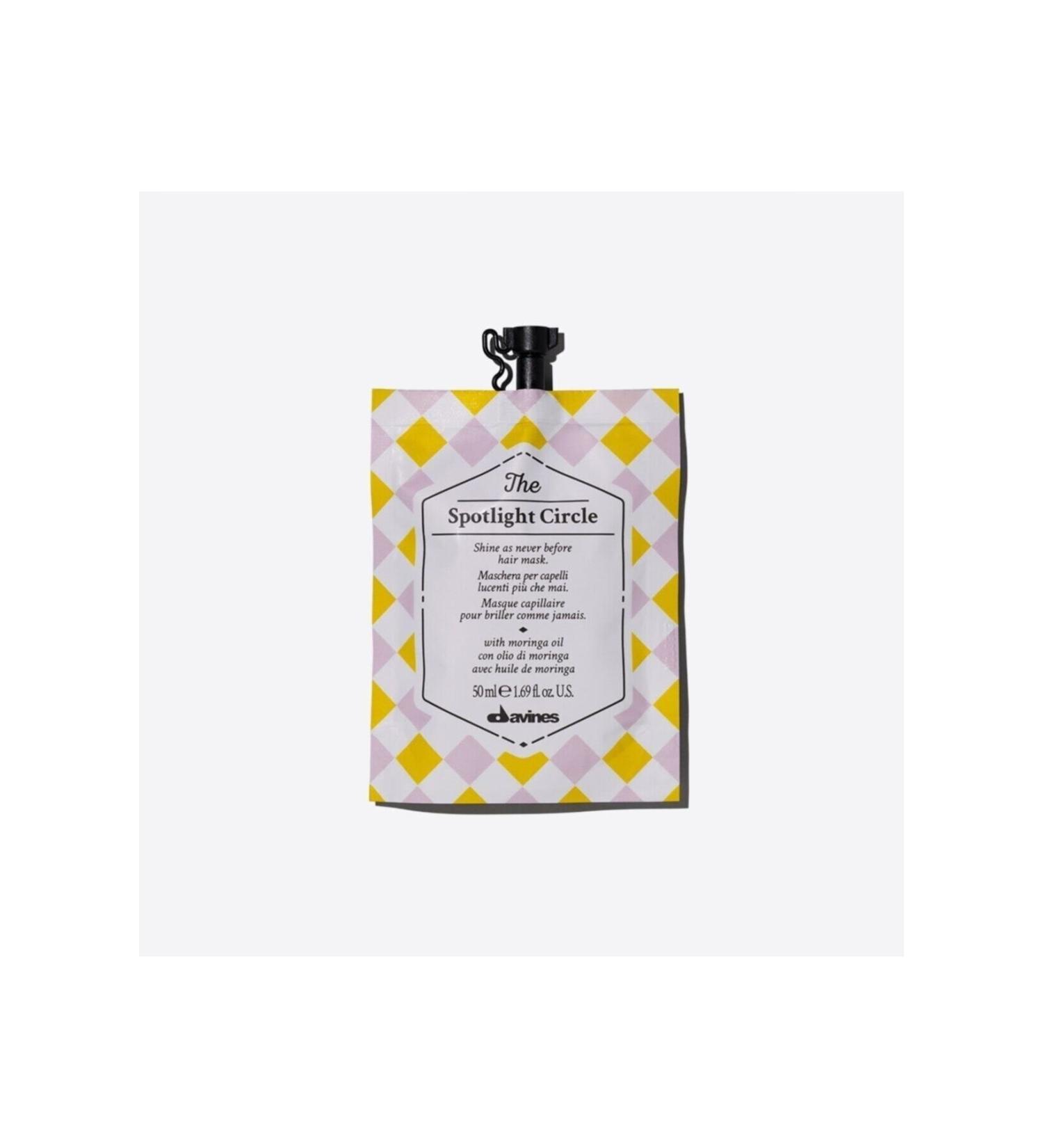 Davines The Spotlight Circle Shine Care Mask for Dull Hair 50m Eva.lkuatto