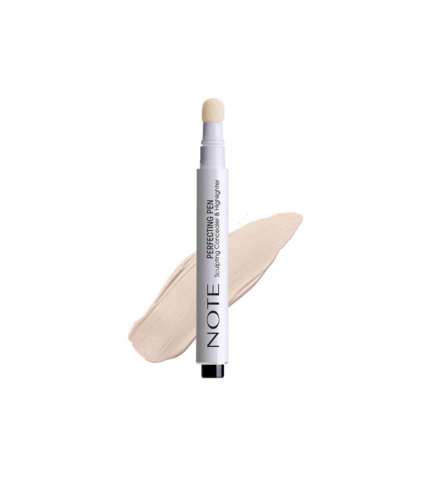 Note Cosmetics Keyonline Perfecting Pen Concealer 01 Super Light Rose