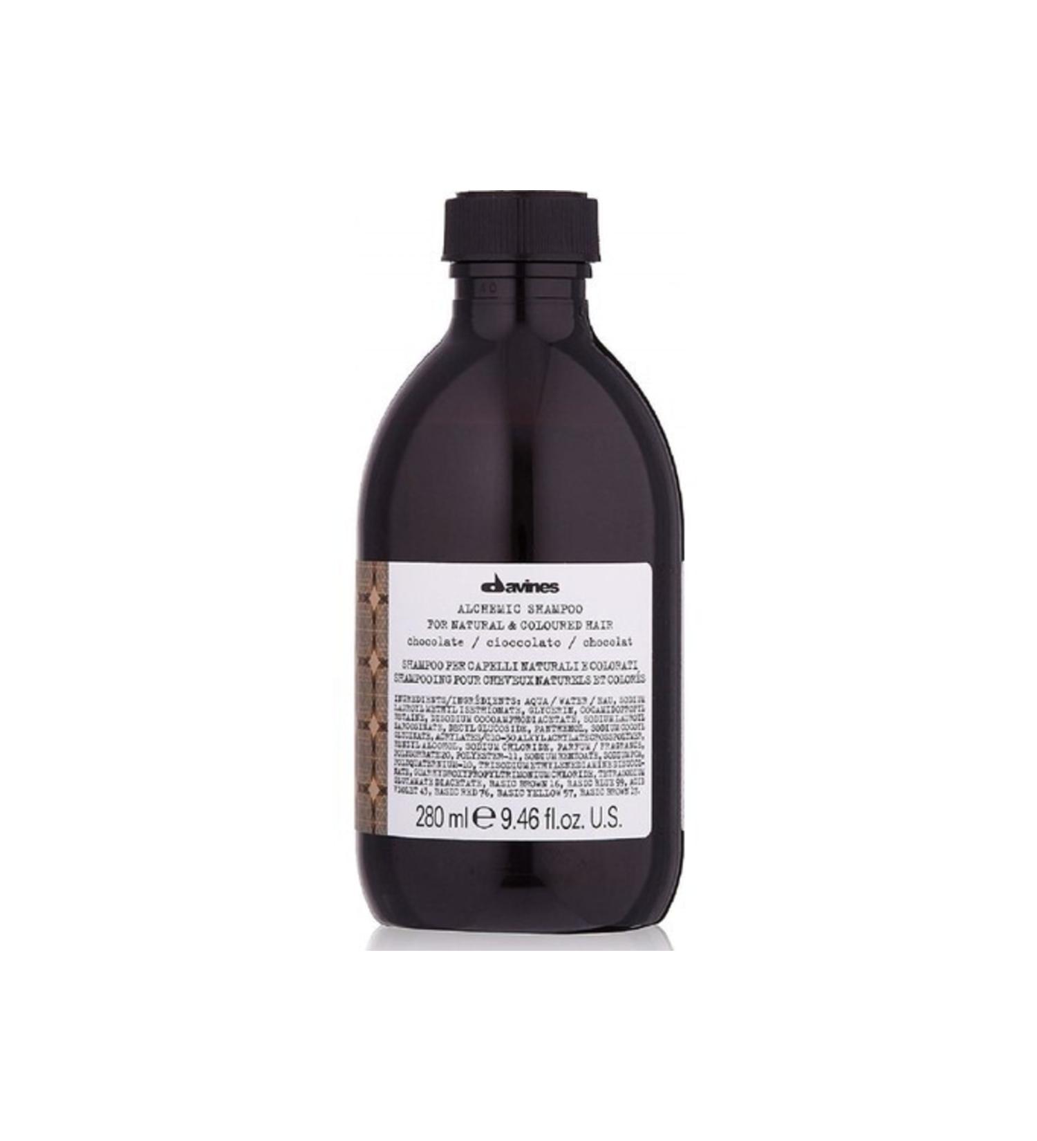 Davines Dark Hair Shampoo - Alchemic Chocolate 280ml.