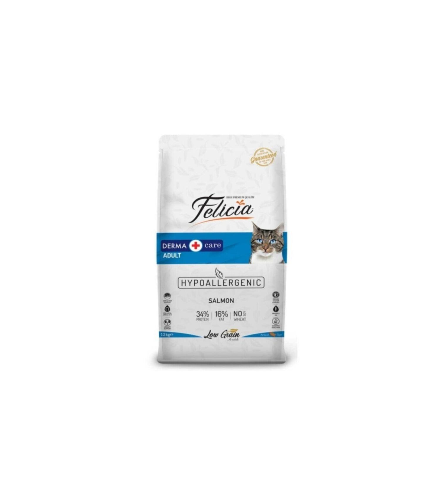 Felicia Low Grain Salmon Hypoallergenic Adult Cat Food 2 kg