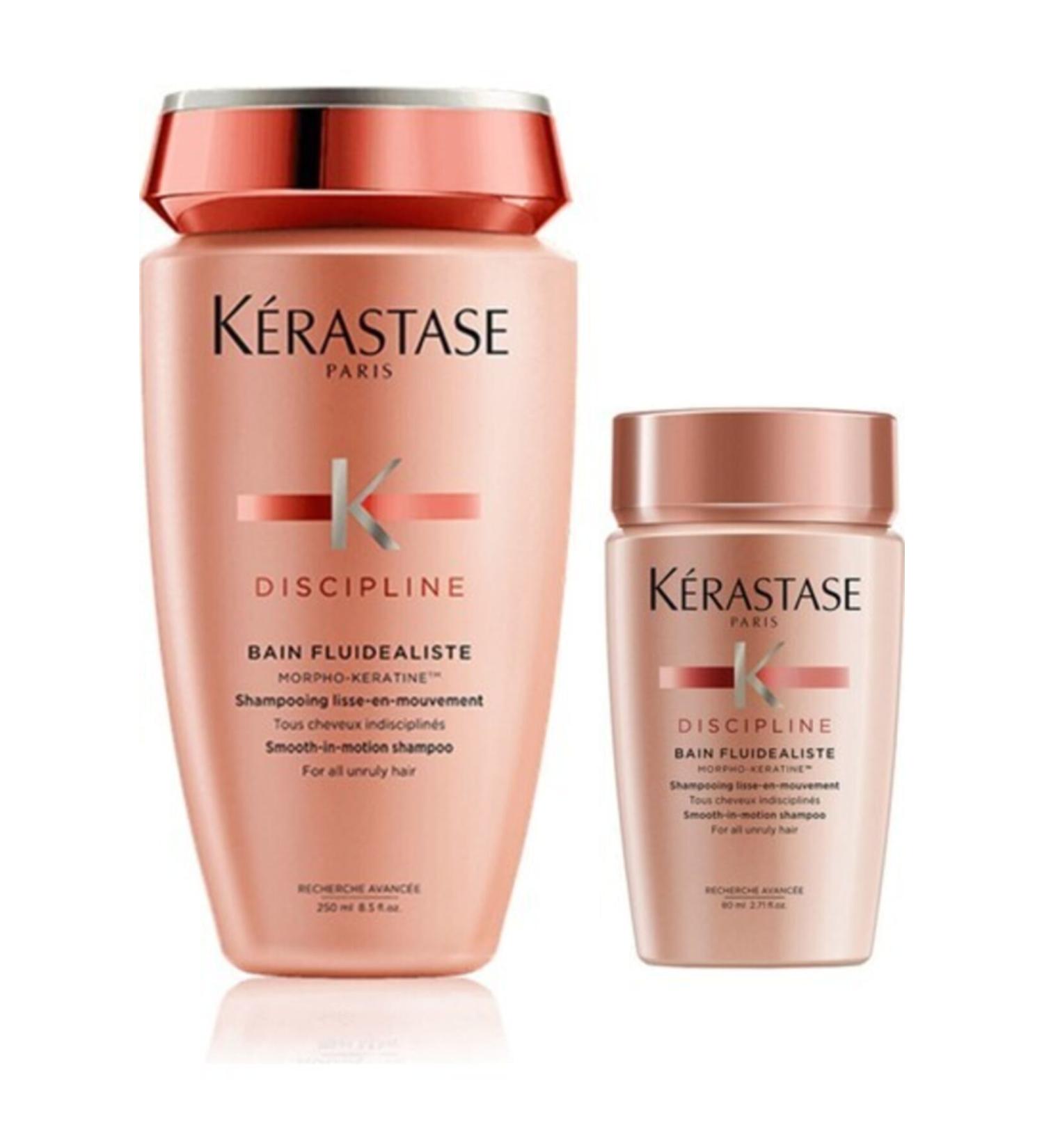 Kerastase Fluidealiste Soothing Shampoo 250 ml + Travel Size Discipline Shampoo 80 ml