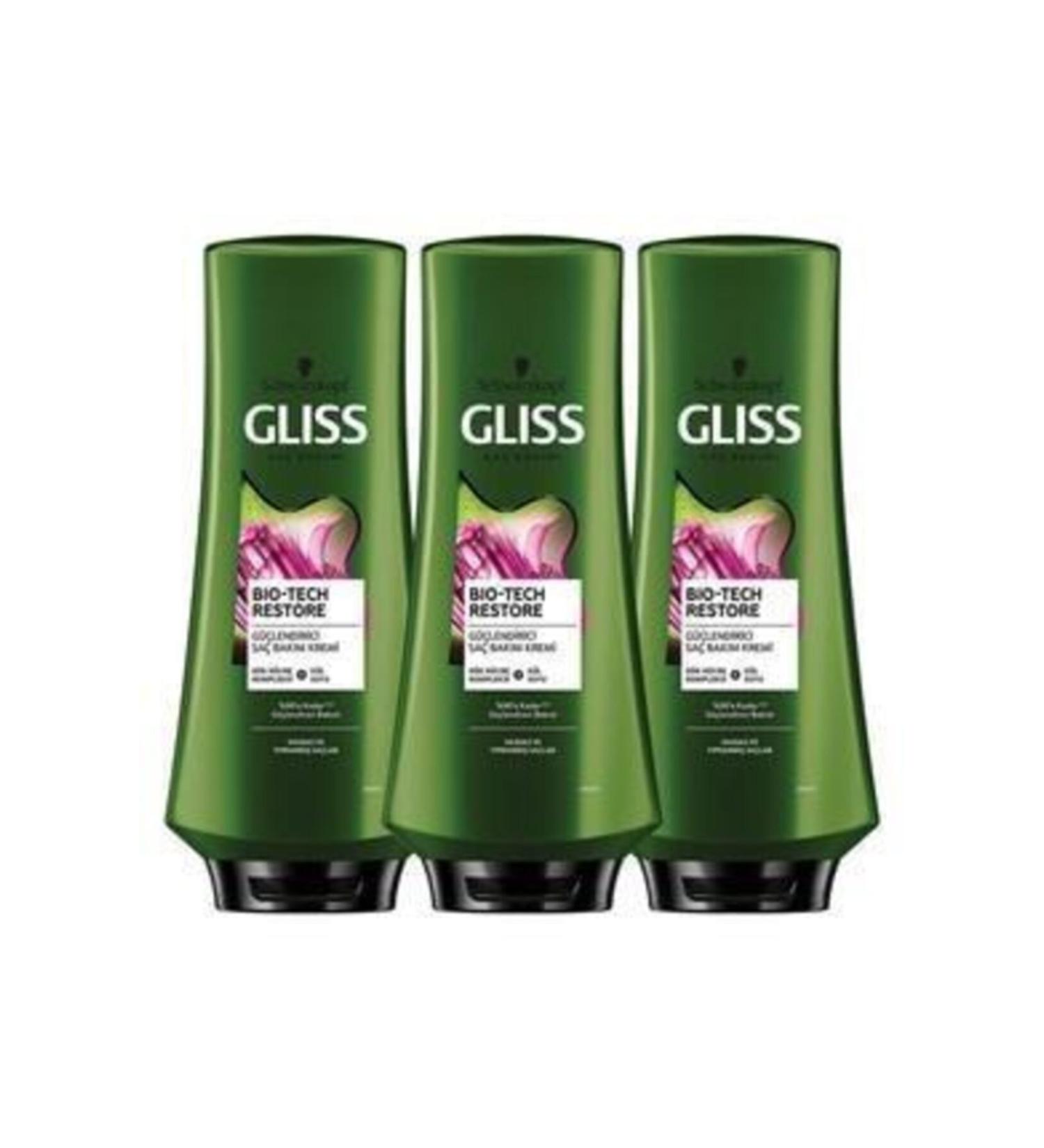 Gliss Gliss Hair Cream 360ml Bio-tech Restore X3