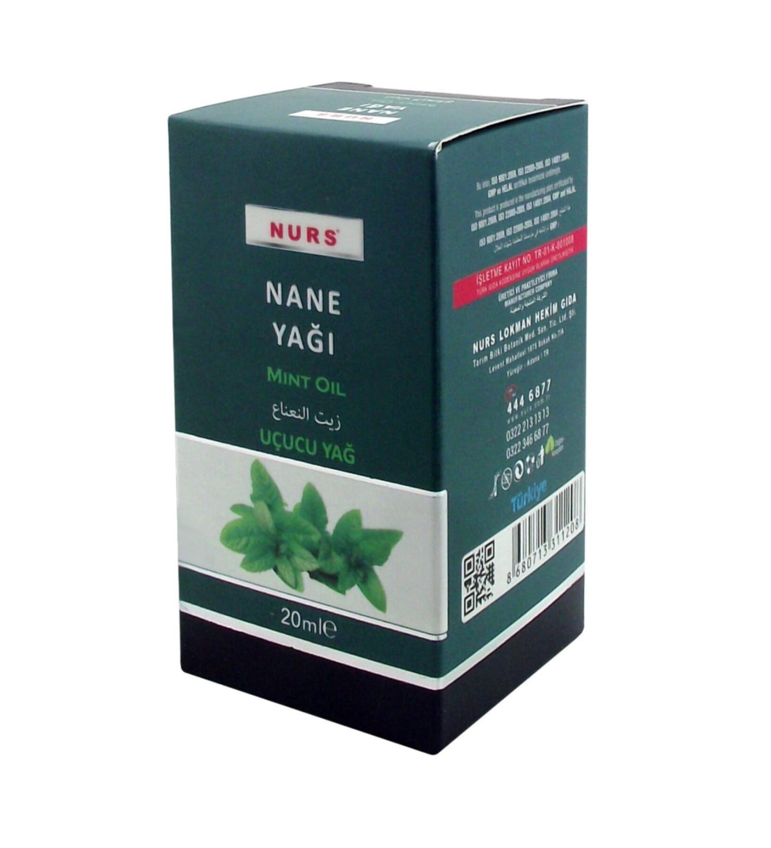 Nurs Lokman Hekim Peppermint Oil 20 Ml