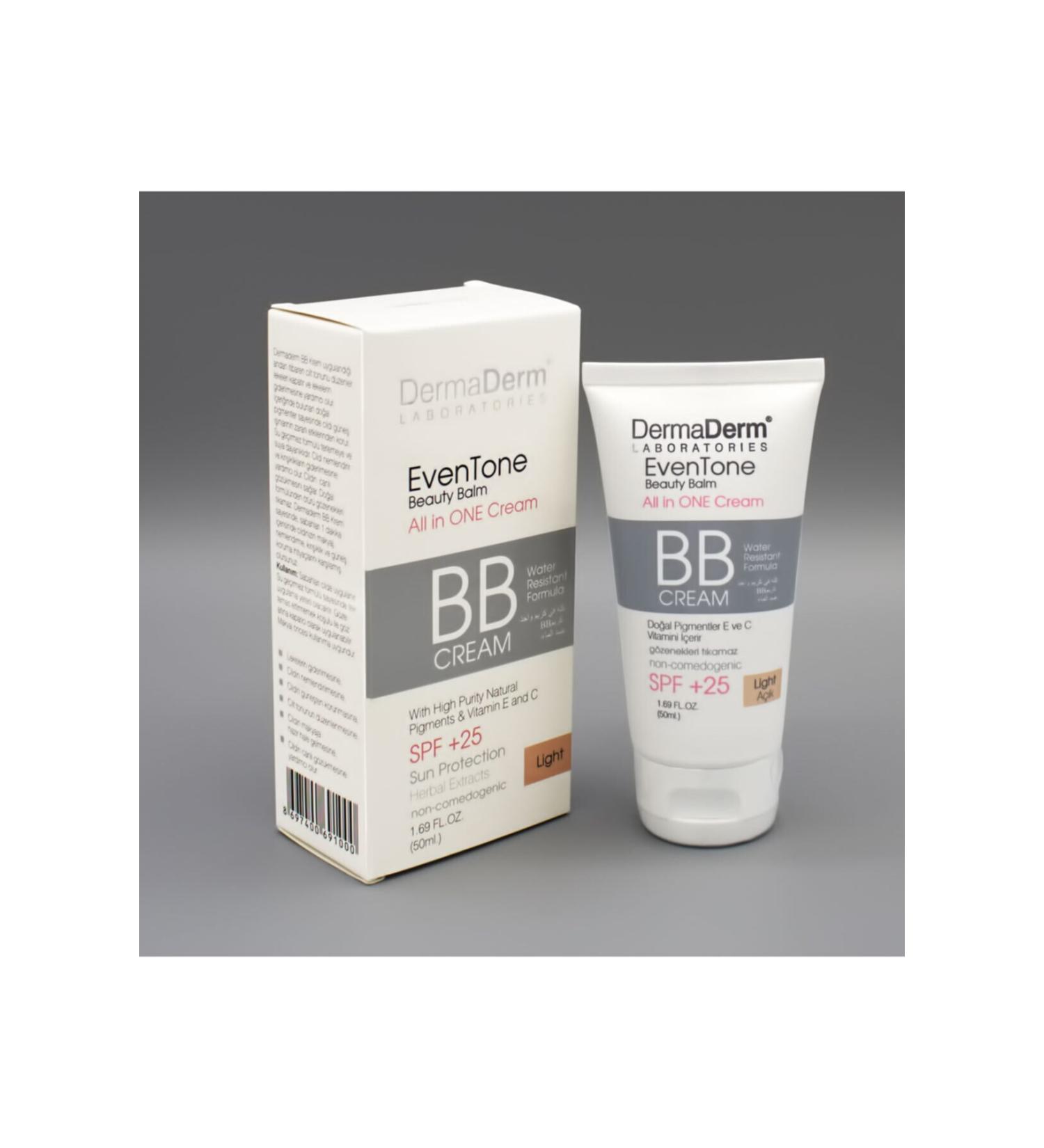 DermaDerm Bb Cream Light Tone 50 gr