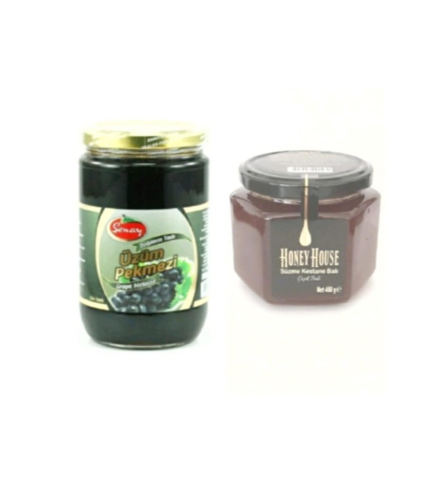 enay F rsat Chestnut Honey 450gr + Grape Molasses 800gr