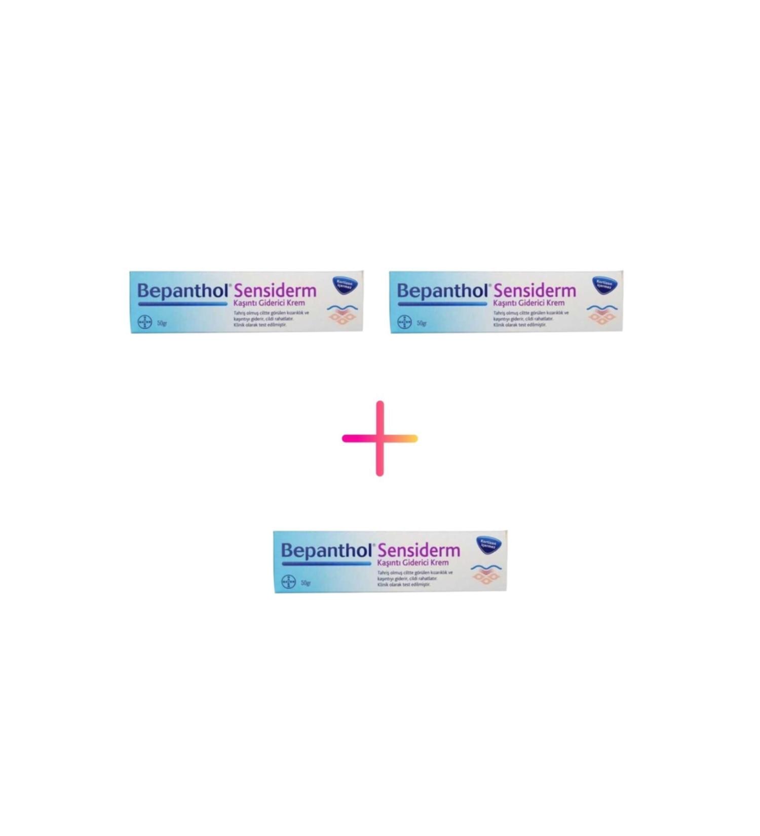 Bepanthol Sensiderm Itch Relief Cream 50gr 3 Pieces - Buy Online on GoSupps.com