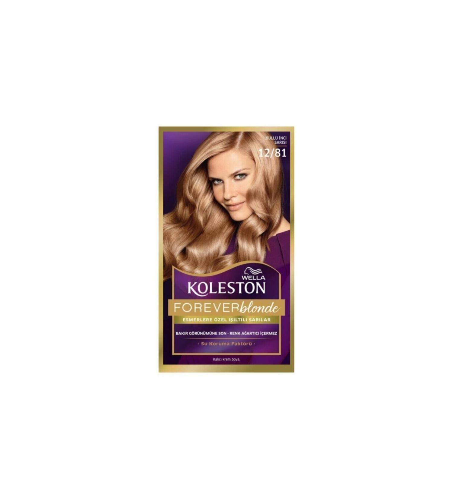 Wella Kit Hair Dye 12/81 Ash Pearl Blonde