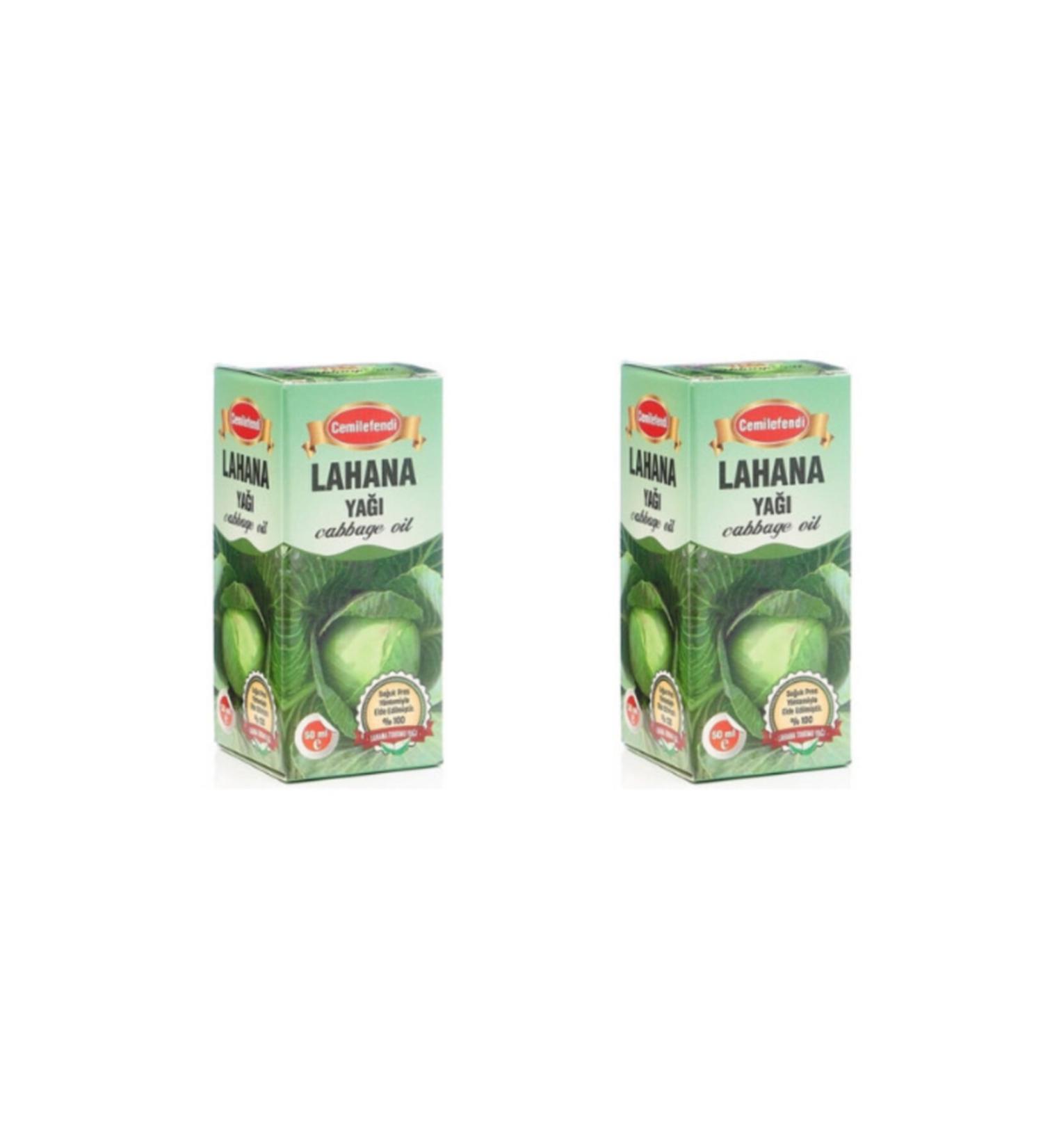 Cemil Efendi Cabbage Oil Cold Press 2 Pieces 50 ml