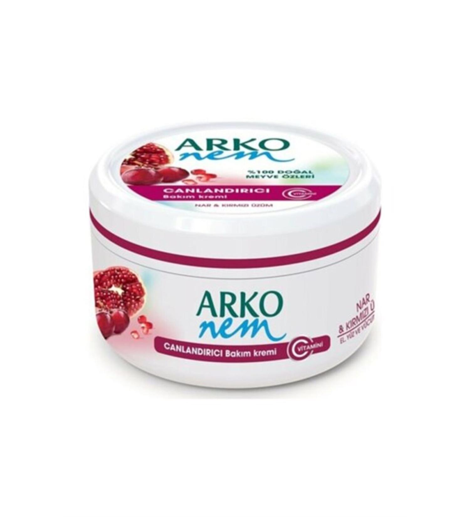 Arko Pomegranate Red Grape 300ml Fruit Care Cream 8690506414368