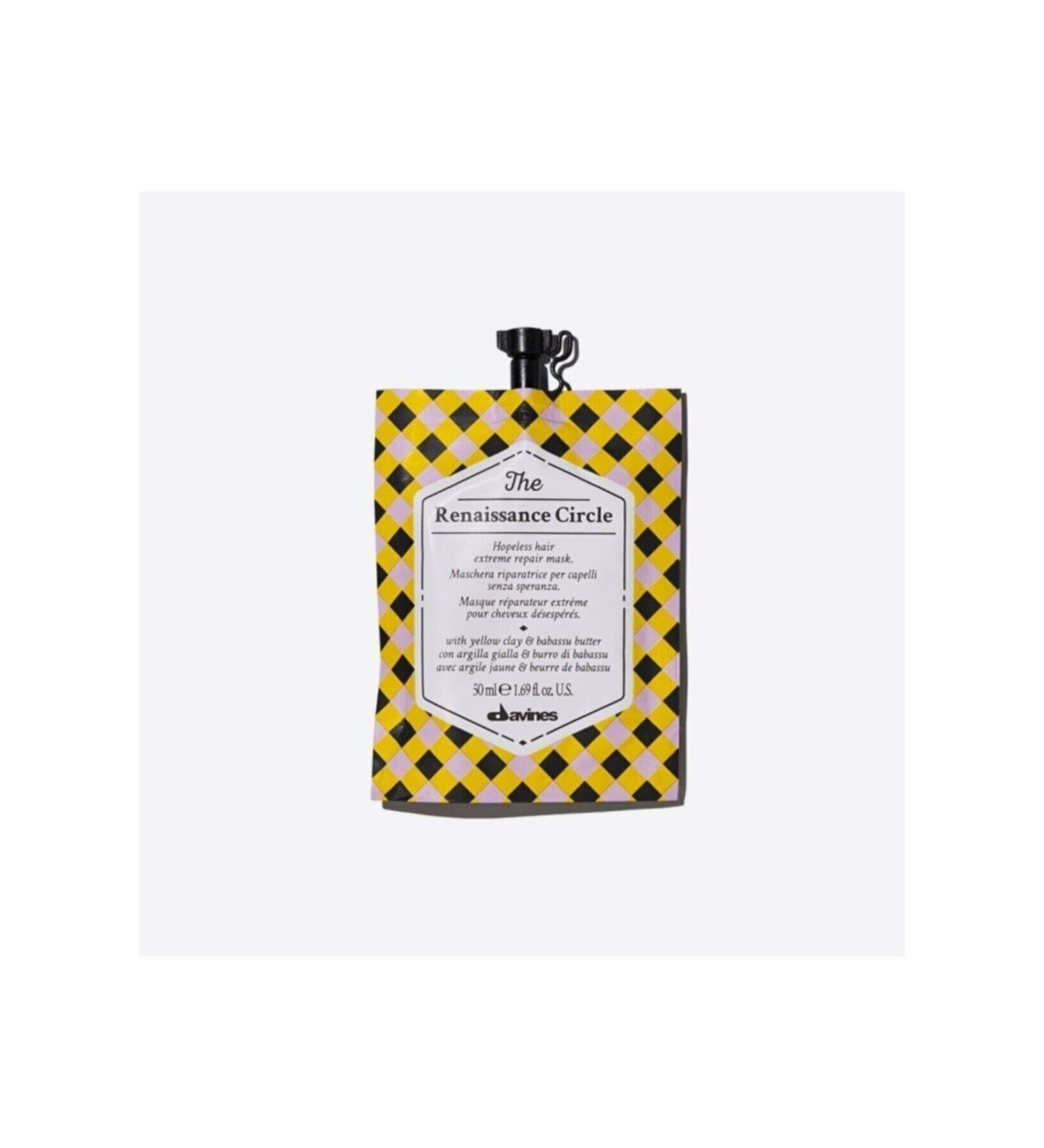 Davines The Renaissance Circle Repairing Care Mask for Damaged Hair 50ml- Eva.kuatto