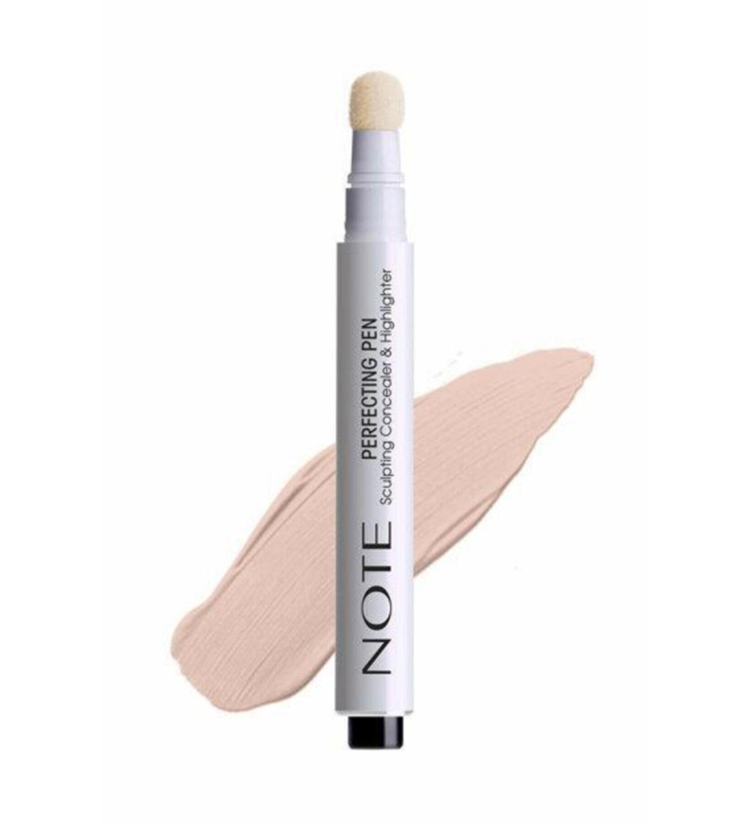Note Cosmetics Keyonline Perfecting Pen Super Concealer and Highlig 02 Warm R