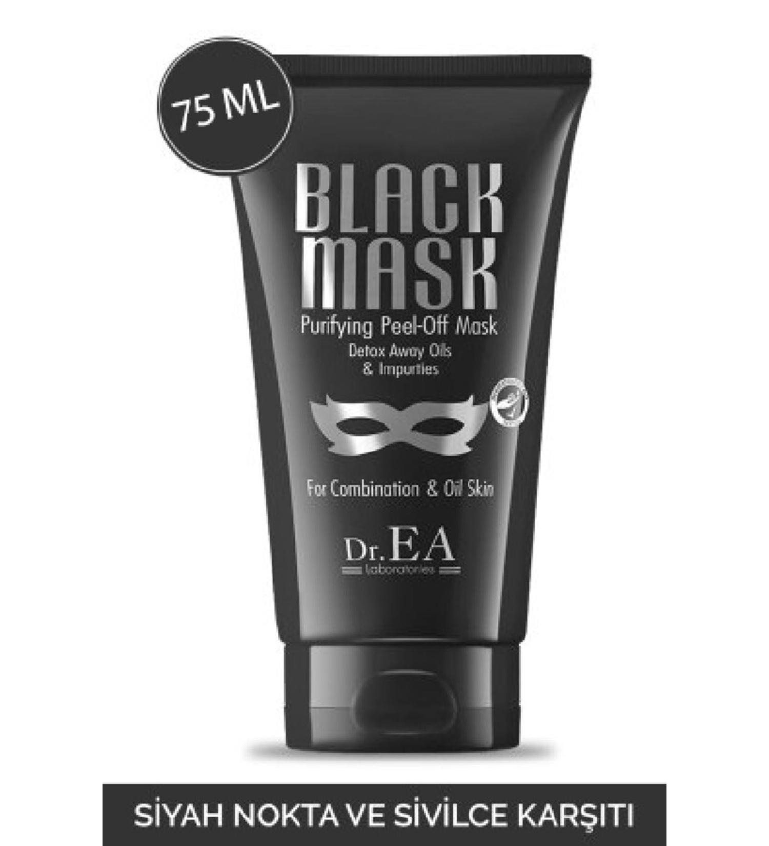 Dr. EA Laboratories Peelable Black Mask - Anti-Blackheads and Acne 75ml - Buy Online on GoSupps.com