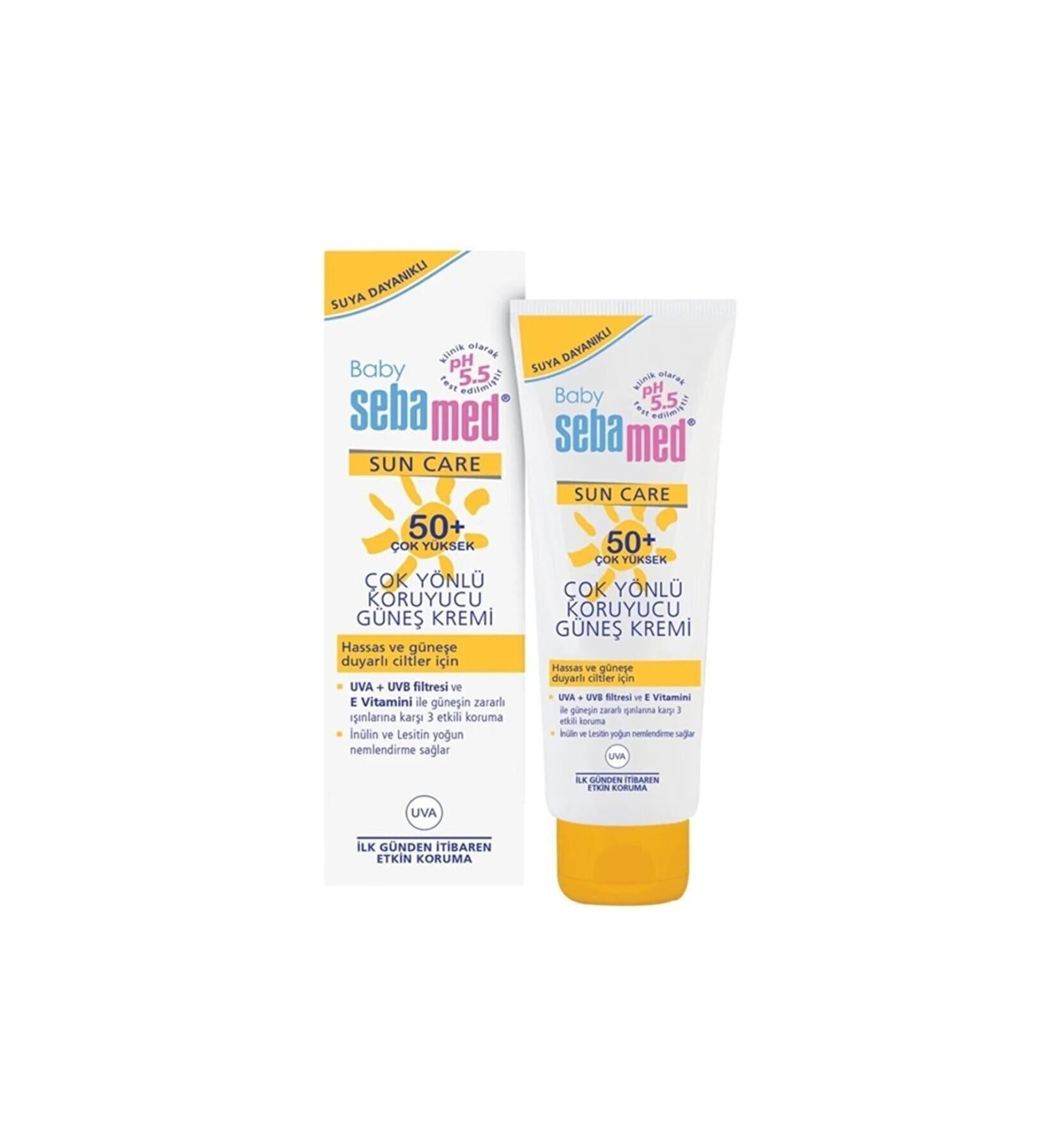 Sebamed Baby Sun Care Water Resistant Spf 50+ Multi-Protection Baby Sun Cream 75 Ml