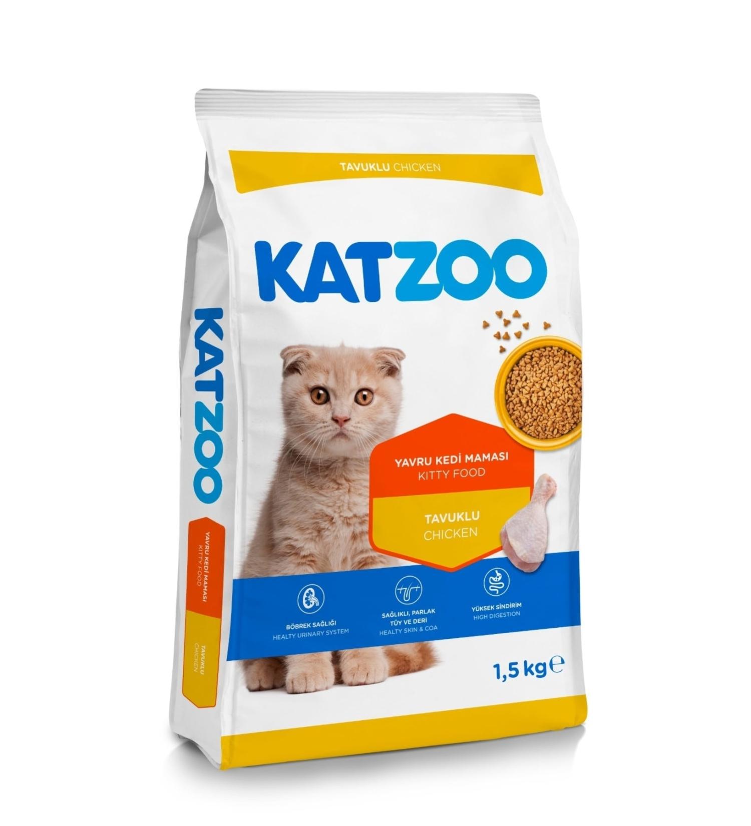 katzoo Chicken Kitten Food 1.5 Kg