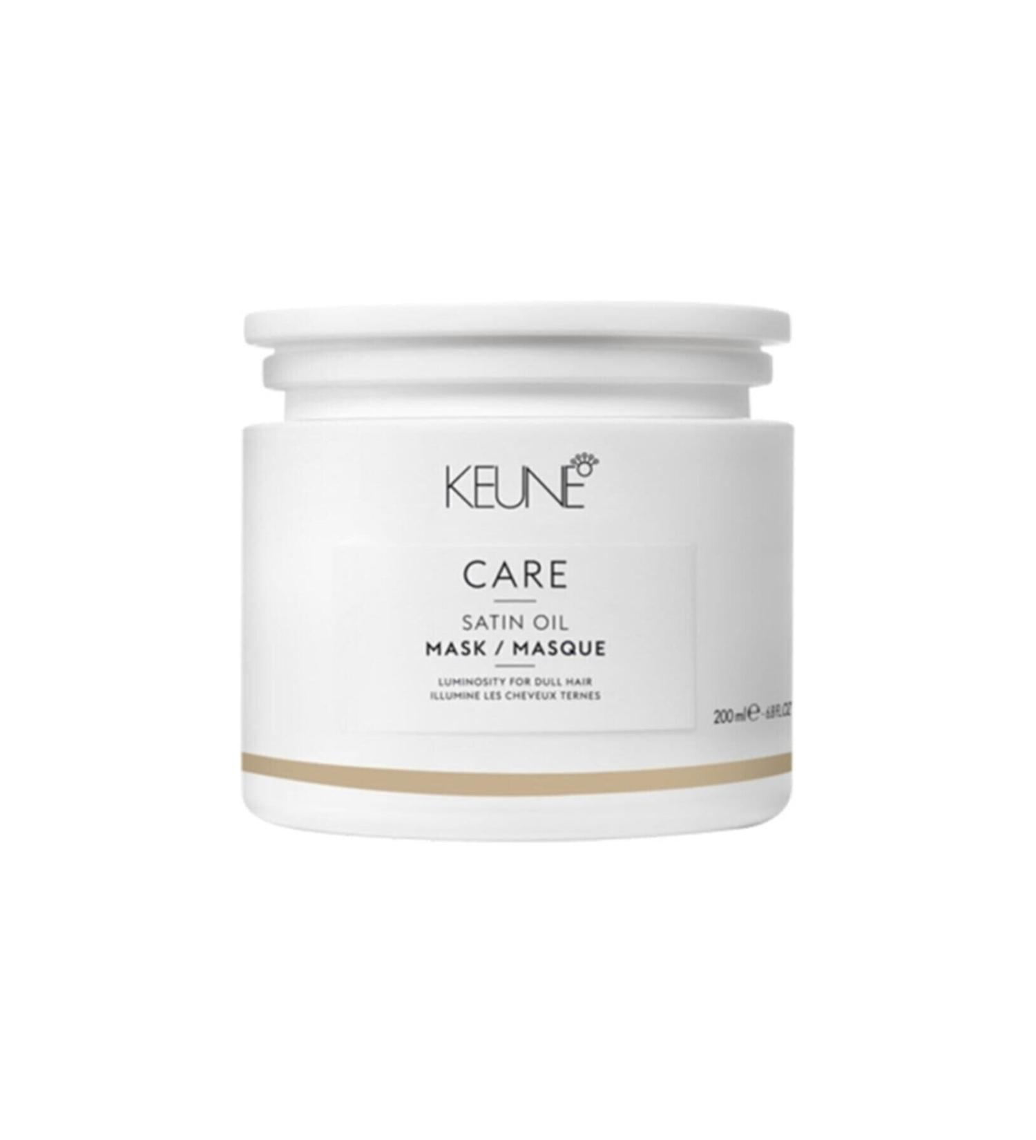 Keune Satin Oil Softening Dry and Lifeless Hair Super Care Mask 200 / ml