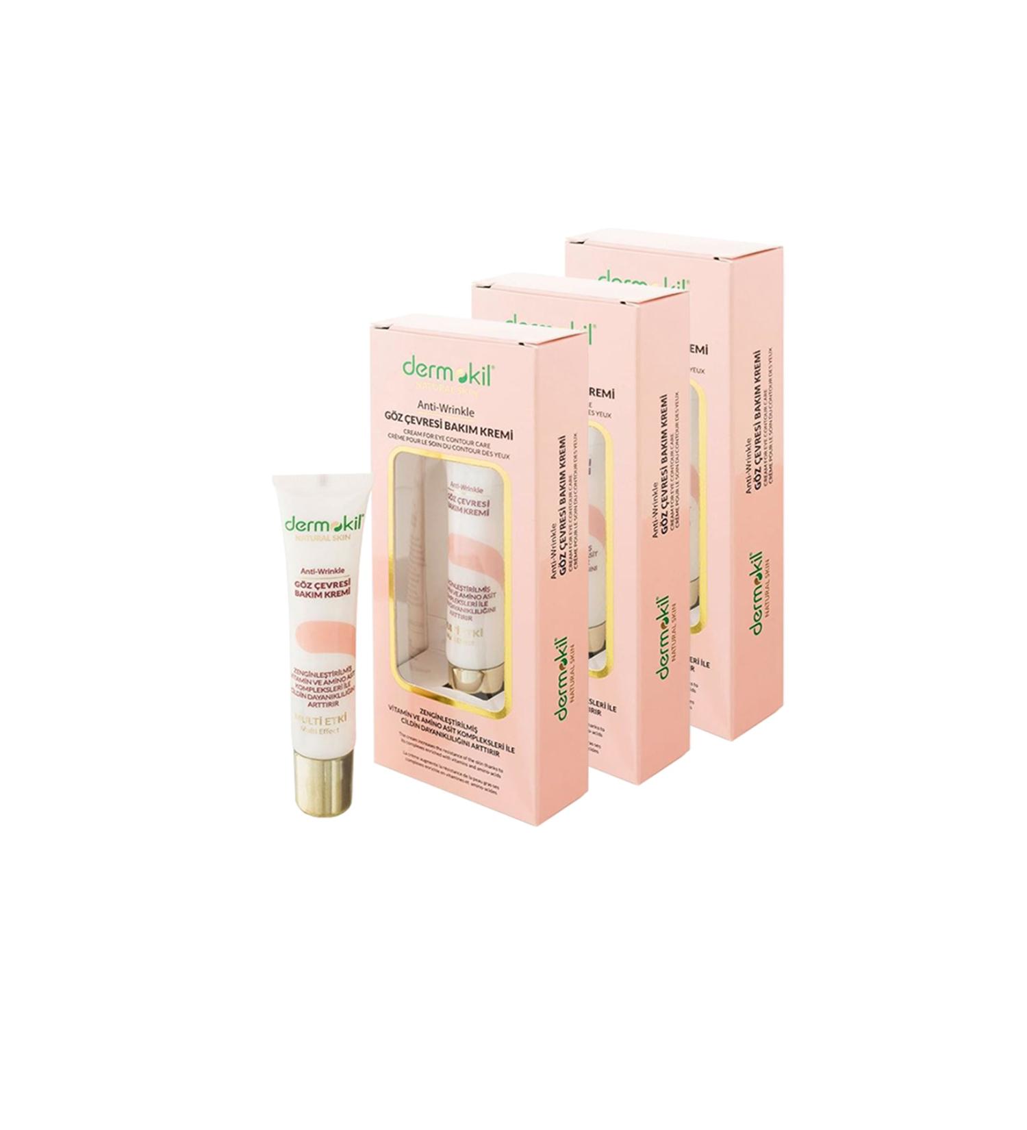 Dermokil Eye Contour Care Cream 15 Ml X 3 Pieces