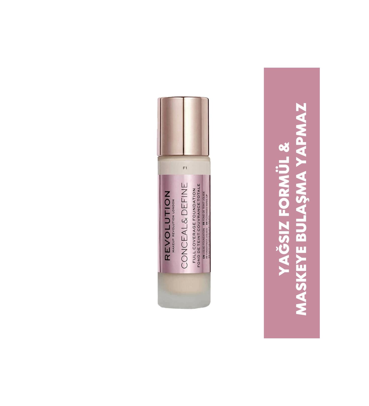 Revolution Conceal & Define Foundation F1
