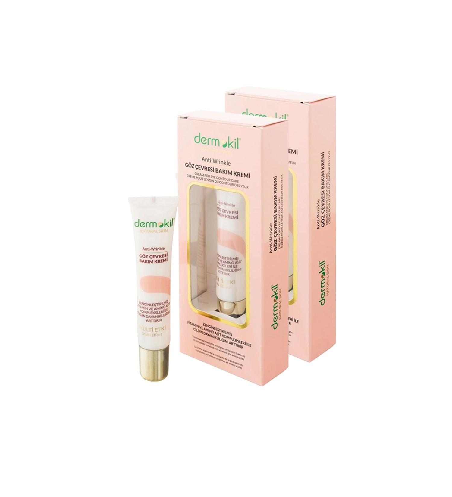 Dermokil Eye Contour Care Cream 15 Ml X 2 Pieces