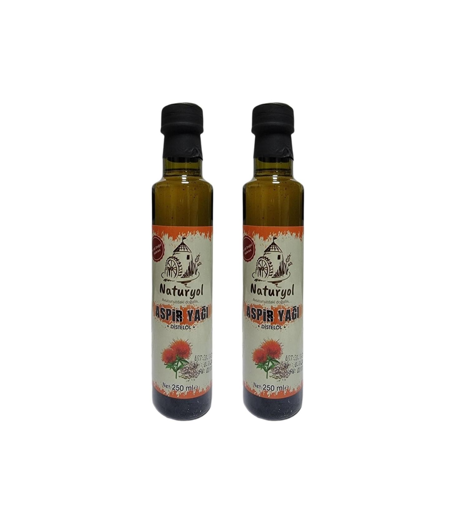 NATURYOL Safflower Oil 100 Percent Natural 2 Pack 250x2 ml
