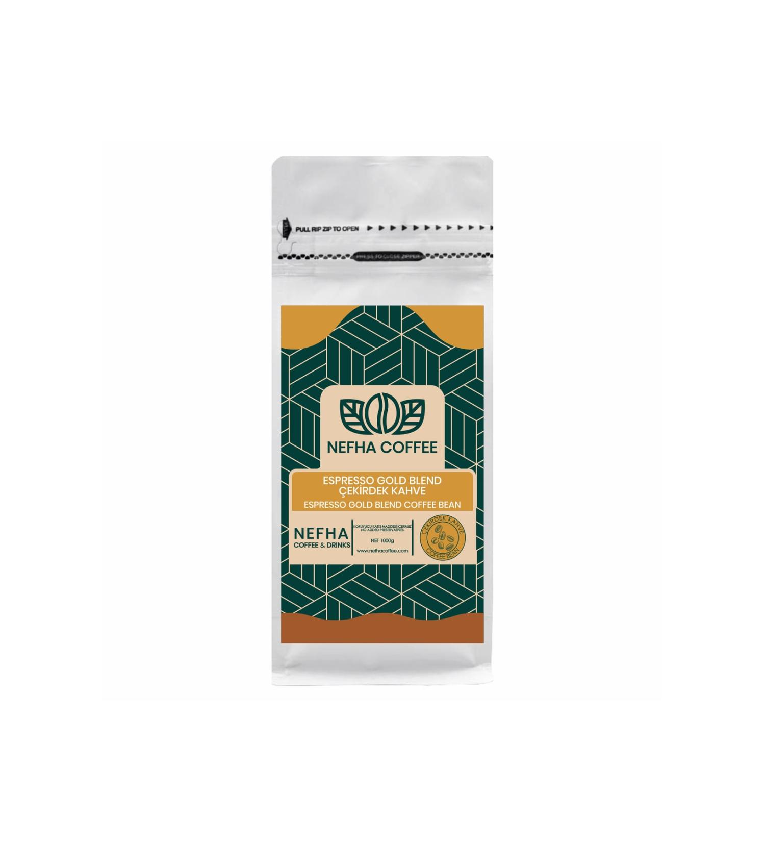 Nefha Coffee Gold Blend Bean Coffee /1000gr/