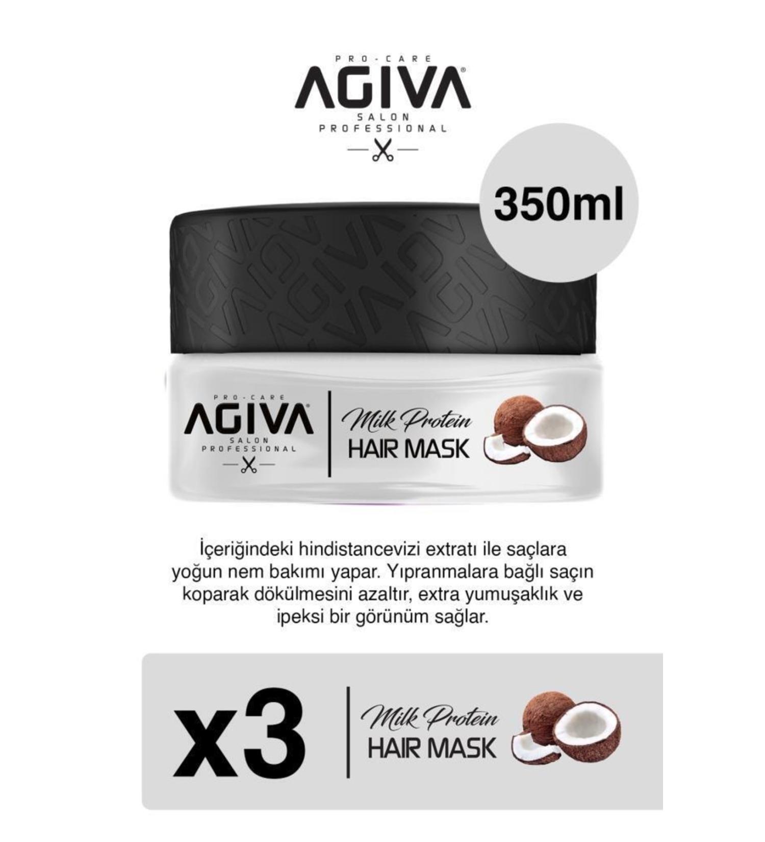 Agiva Coconut Hair Mask 350ml X3