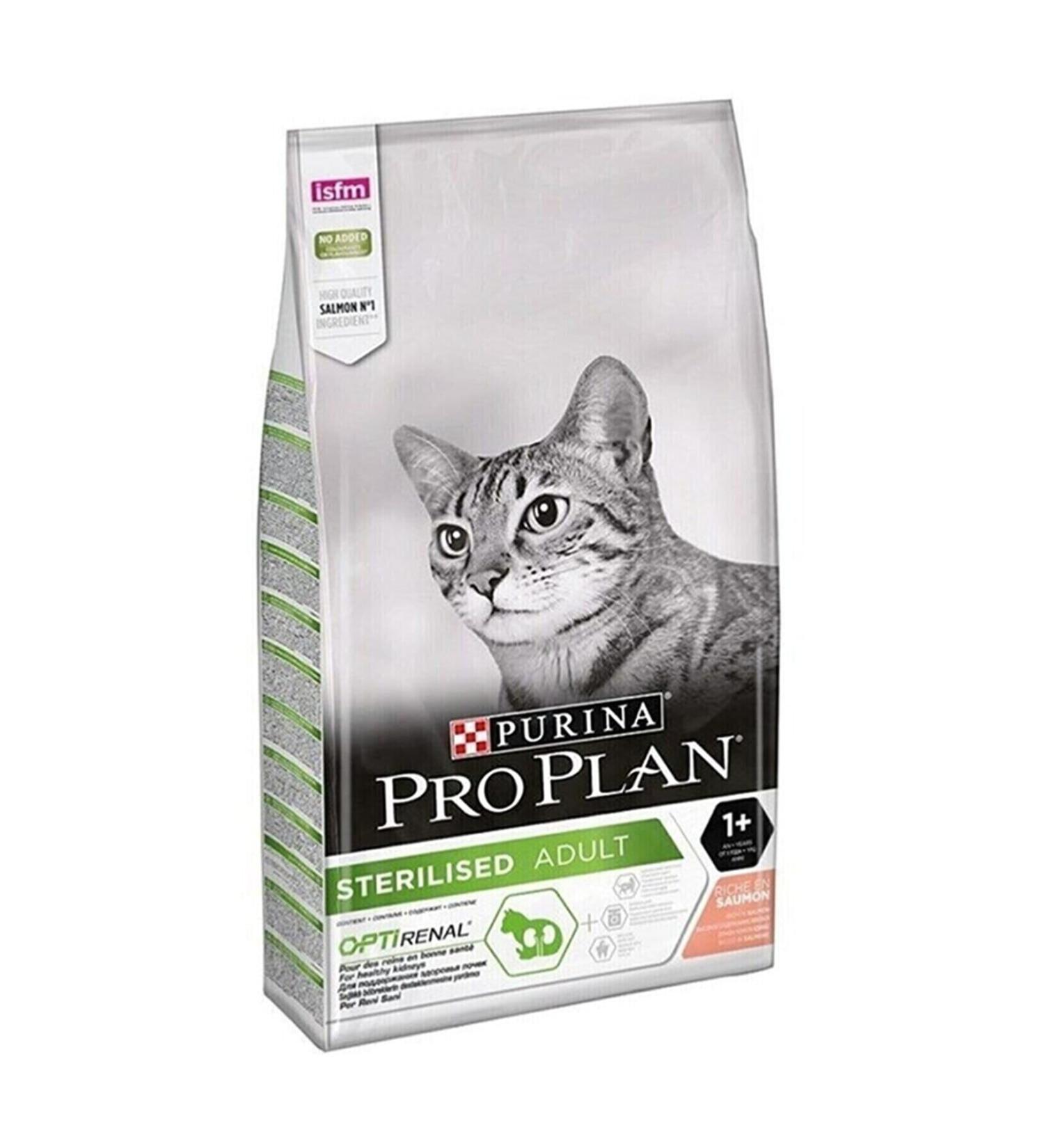 Purina Sterilized Adult Cat Food with Salmon 10 Kg