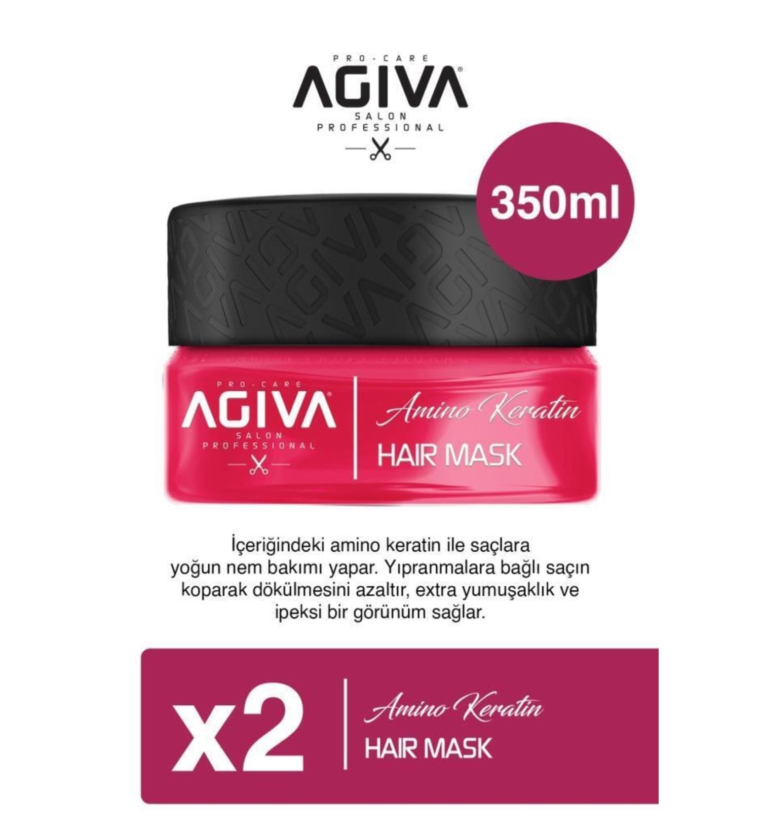 Agiva Amino Keratin Hair Mask 350ml X2
