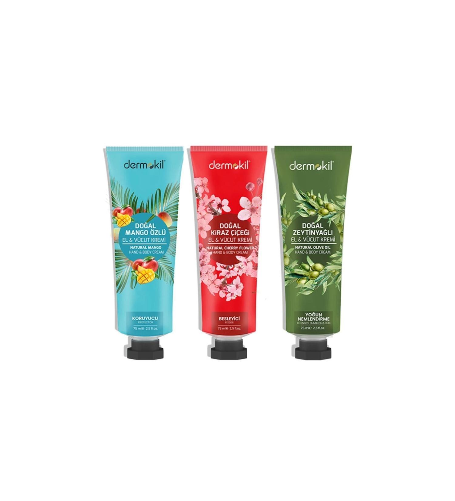 Dermokil Mango + Cherry Blossom + Olive Oil 75 Ml Cream