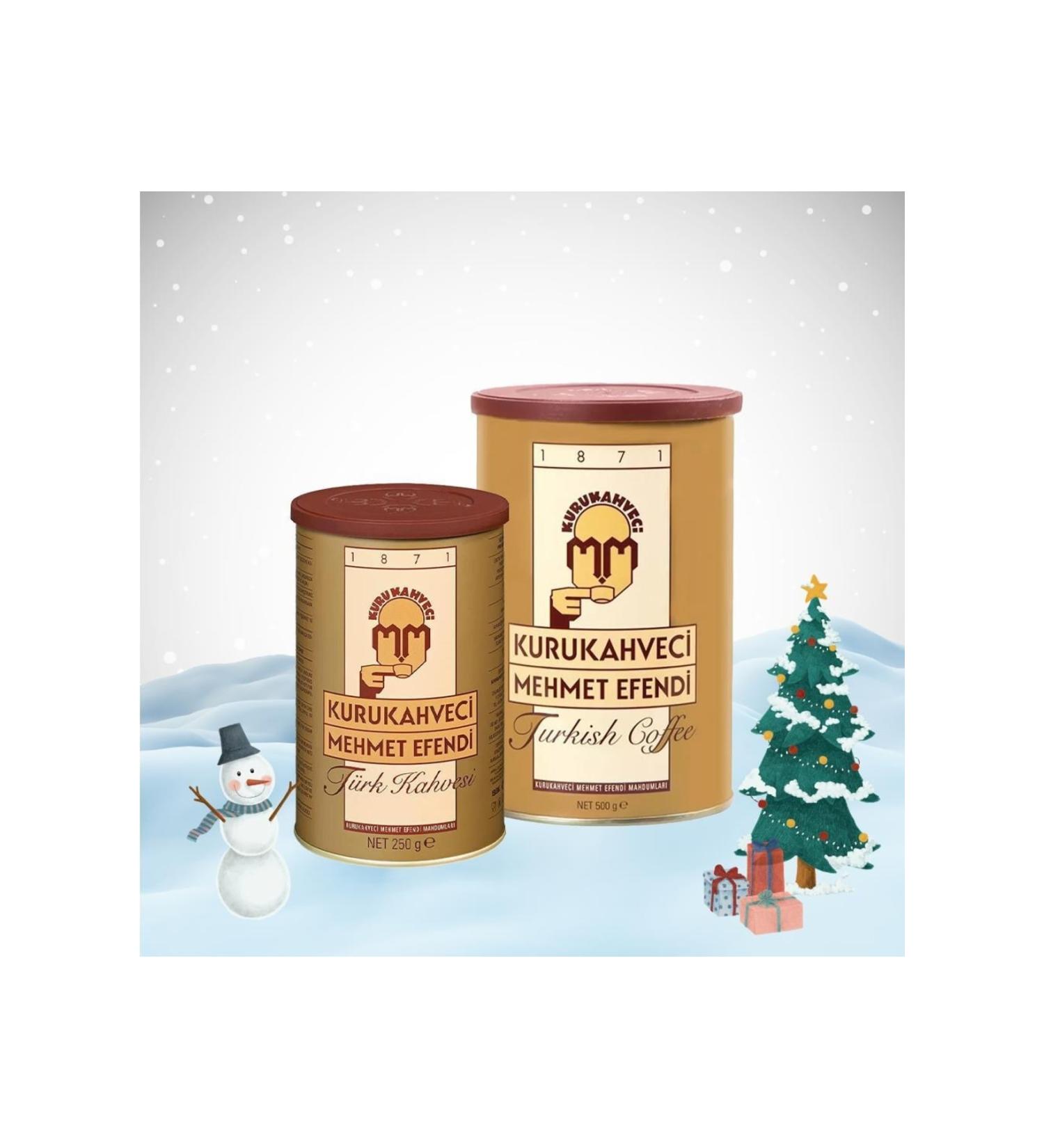 Mehmet Efendi Kurukahveci Mehmet Efendi New Year Package Turkish Coffee 250 Gr And 500 Gr