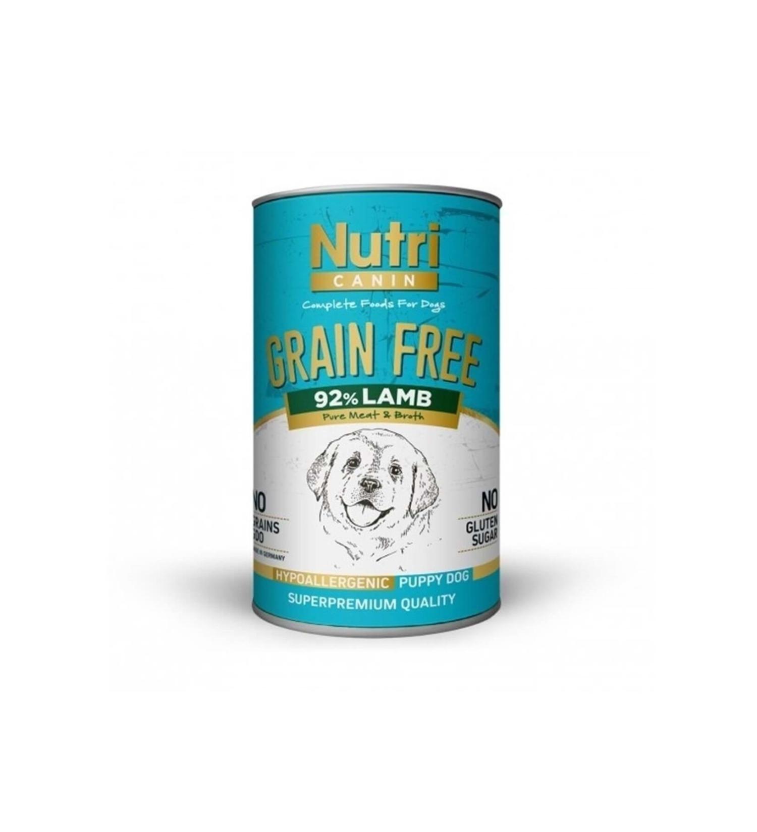Nutri Canine Nutri Canine Lamb and Potato Grain Free Puppy Canned Food 400gr