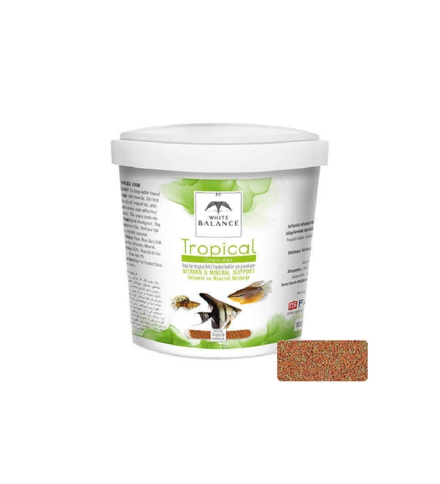 White Balance Tropical Granules 200 Gram Package