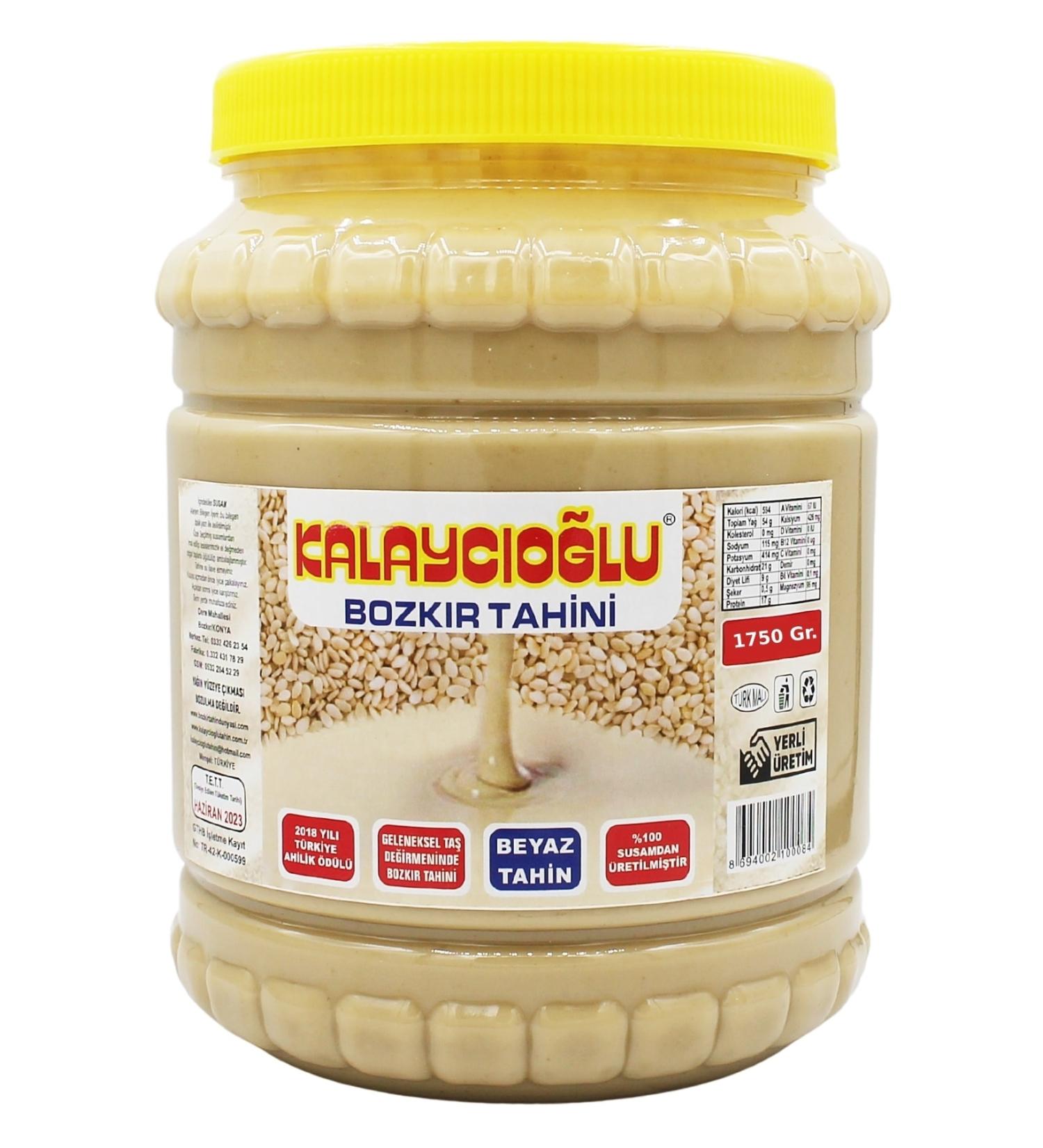 Kalayc o lu White Tahini 2kg Net 1750 Gr