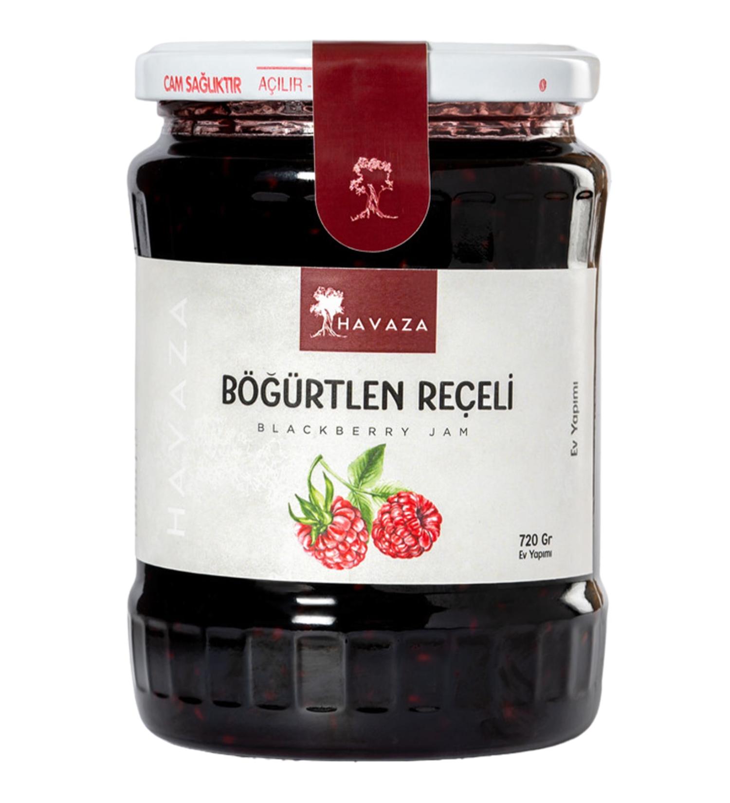 Havaza Blackberry Jam - 720 Gr. (HOMEMADE TRADITIONAL)