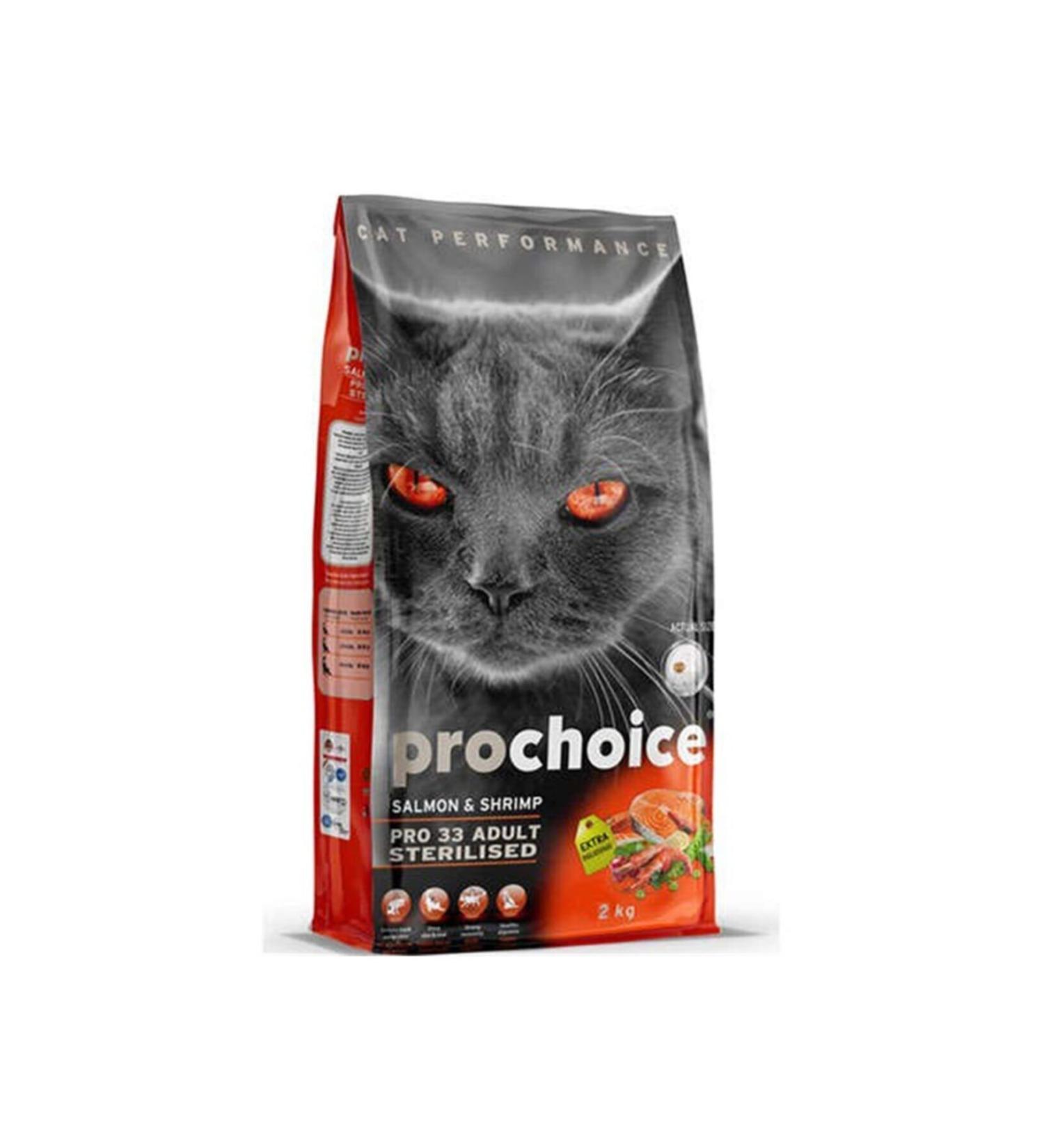 Pro Choice Pro Choice Pro33 Sterilized Salmon Cat Food 2 kg